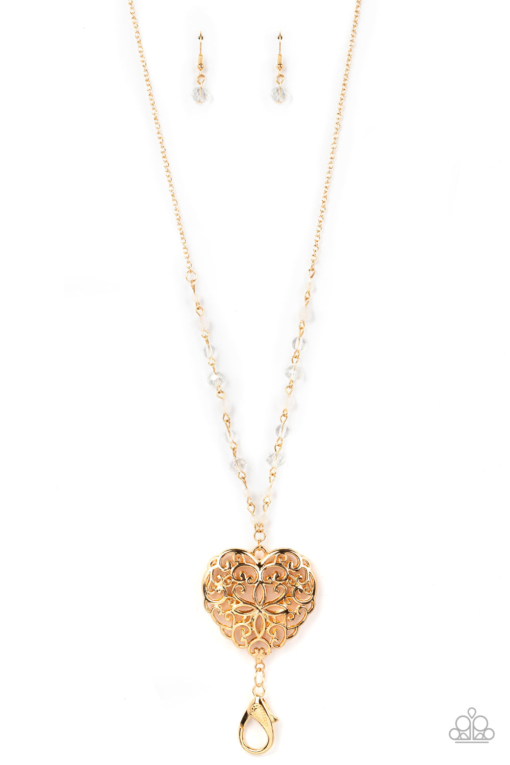 Doting Devotion - Gold necklace