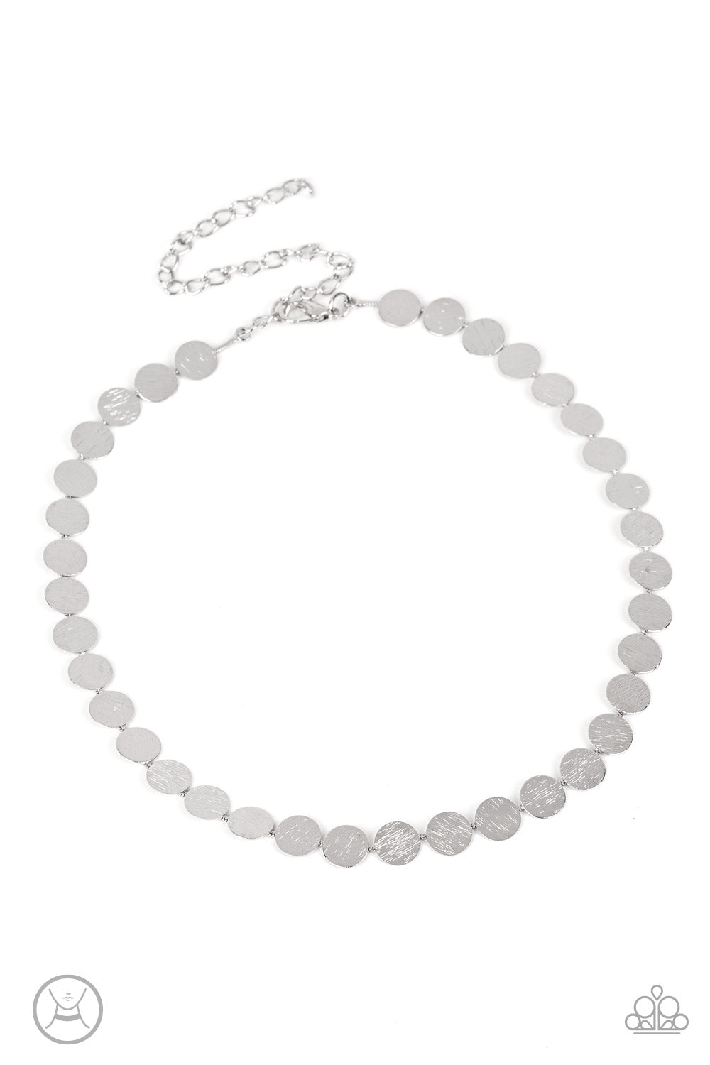 Flash Mob Flicker - Silver necklace