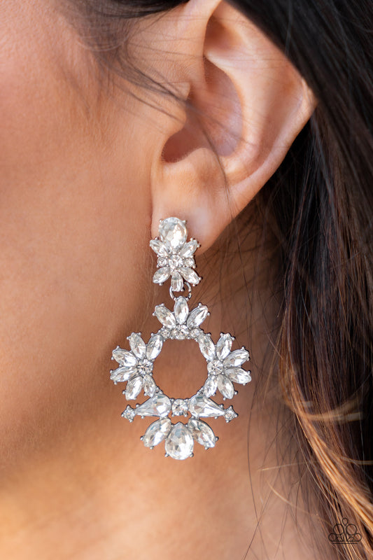 Leave them Speechless - White earrings (LOP june 22')