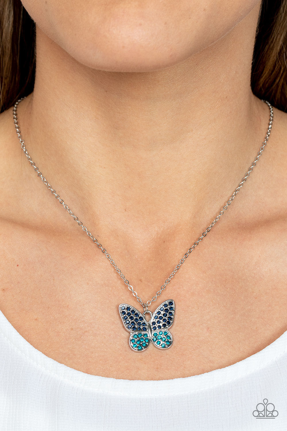 Flutter Forte - Blue necklace