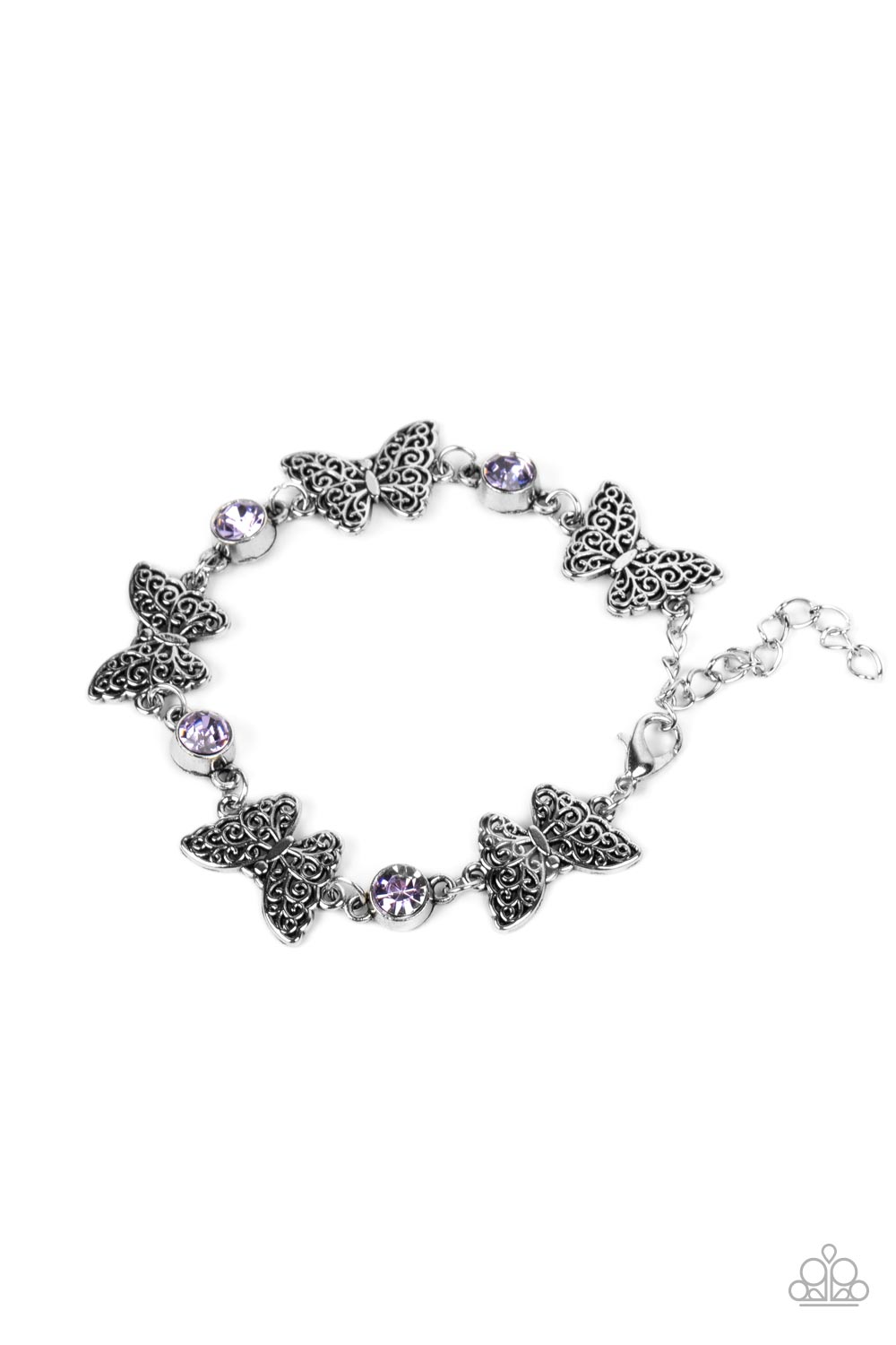 Has a WING to It - Purple bracelet