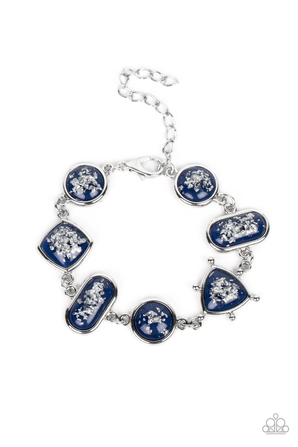 Speckled Shimmer - Blue bracelet