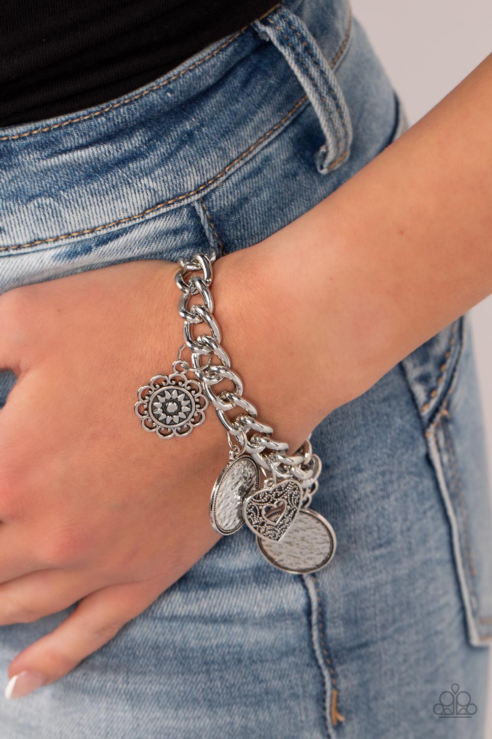 Complete CHARM-ony - Silver bracelet