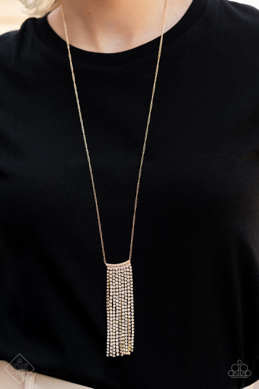 Stellar Crescendo - Gold necklace fashion fix july 22'