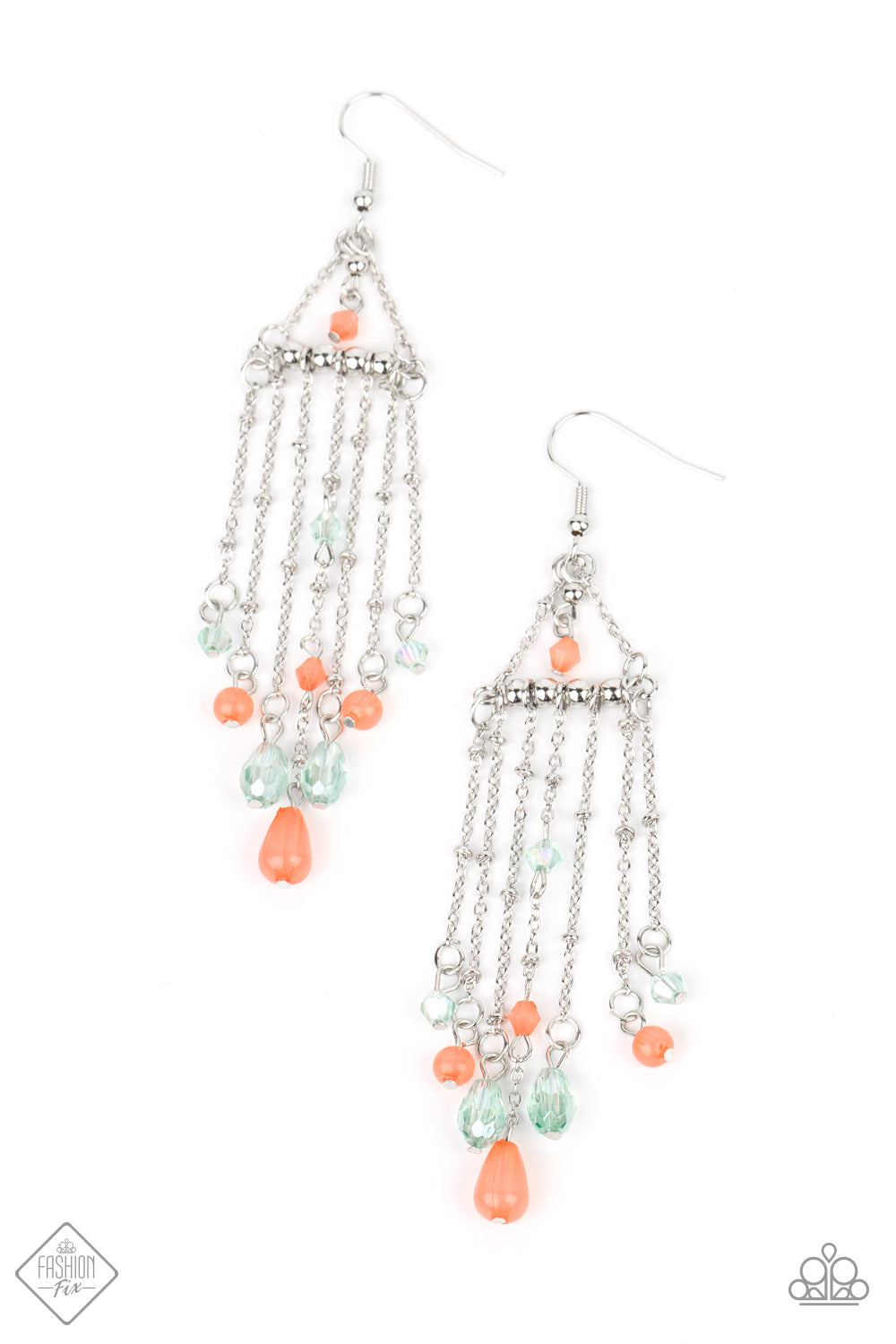 Marina Breeze - Orange earrings fashion fix july 22'