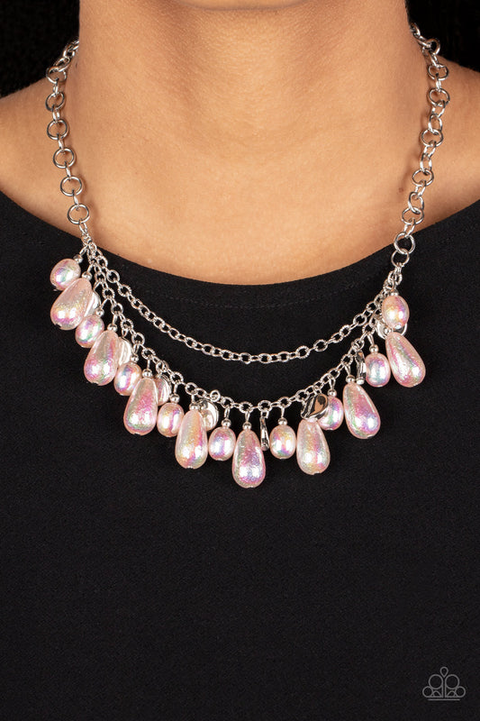 Interstellar Serenity - Pink necklace