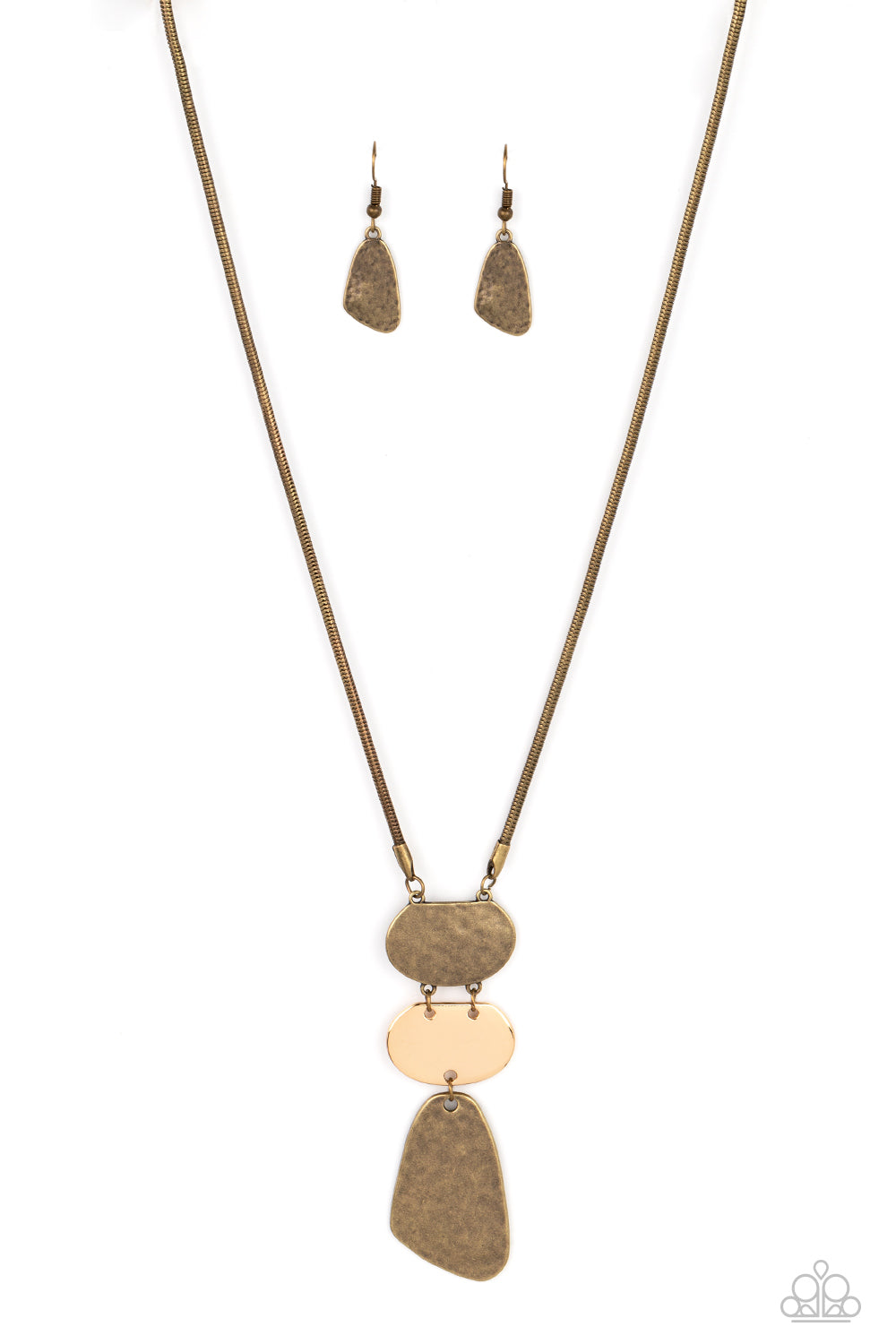 Riverside Respite - Brass necklace