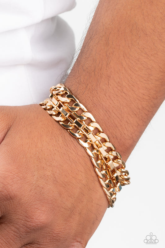 Heavy Duty - Gold bracelet