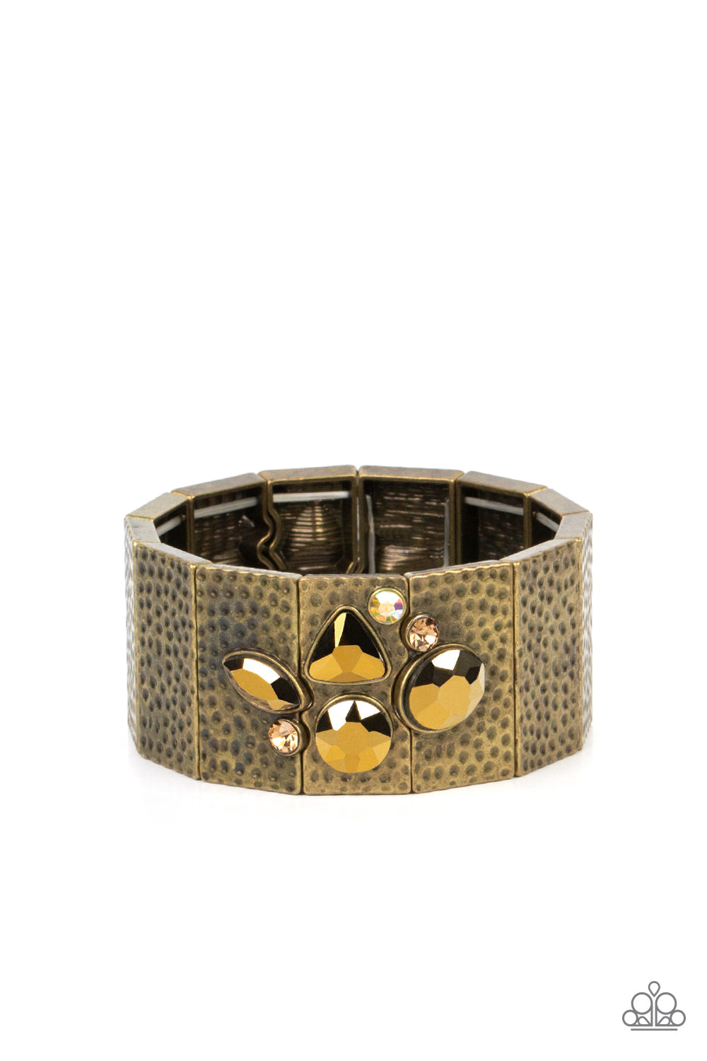 Flickering Fortune - Brass bracelet-Glow 2022