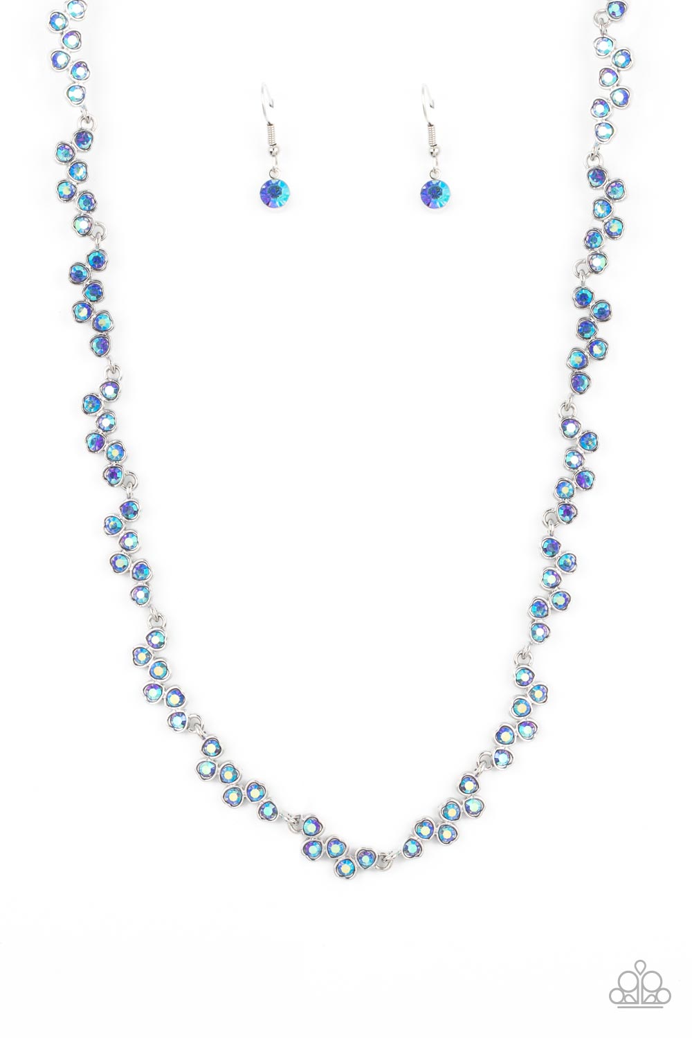 GLOWING Admiration - Blue necklace