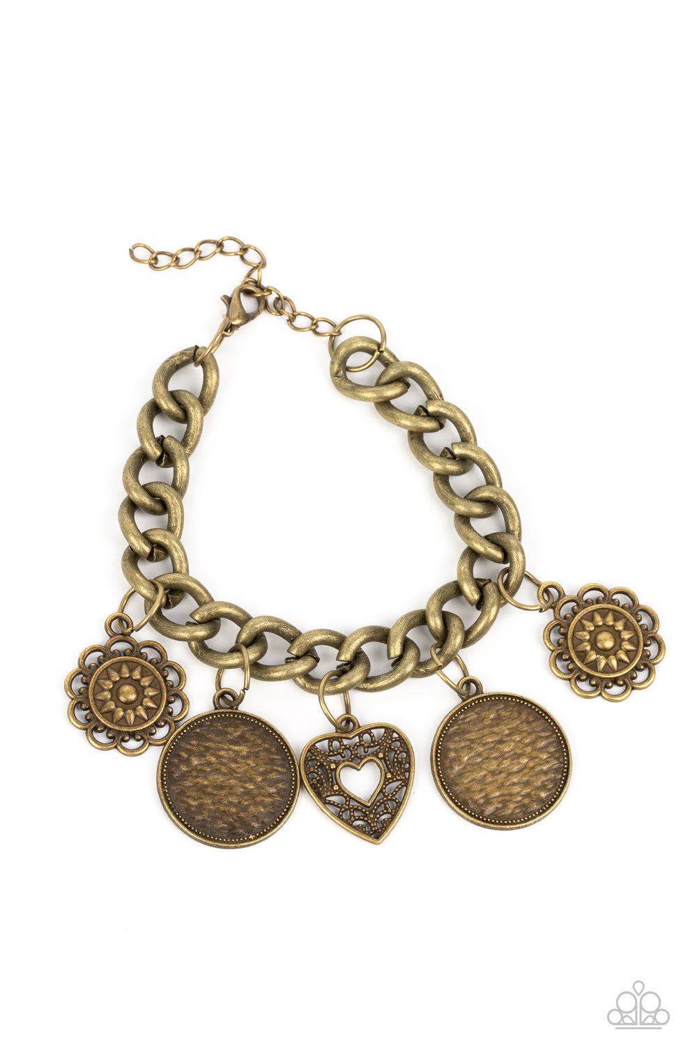 Complete CHARM-ony - Brass bracelet