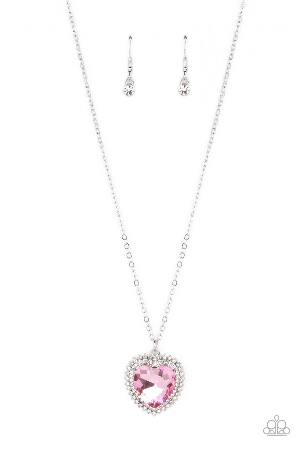 Sweethearts Stroll - Pink necklace