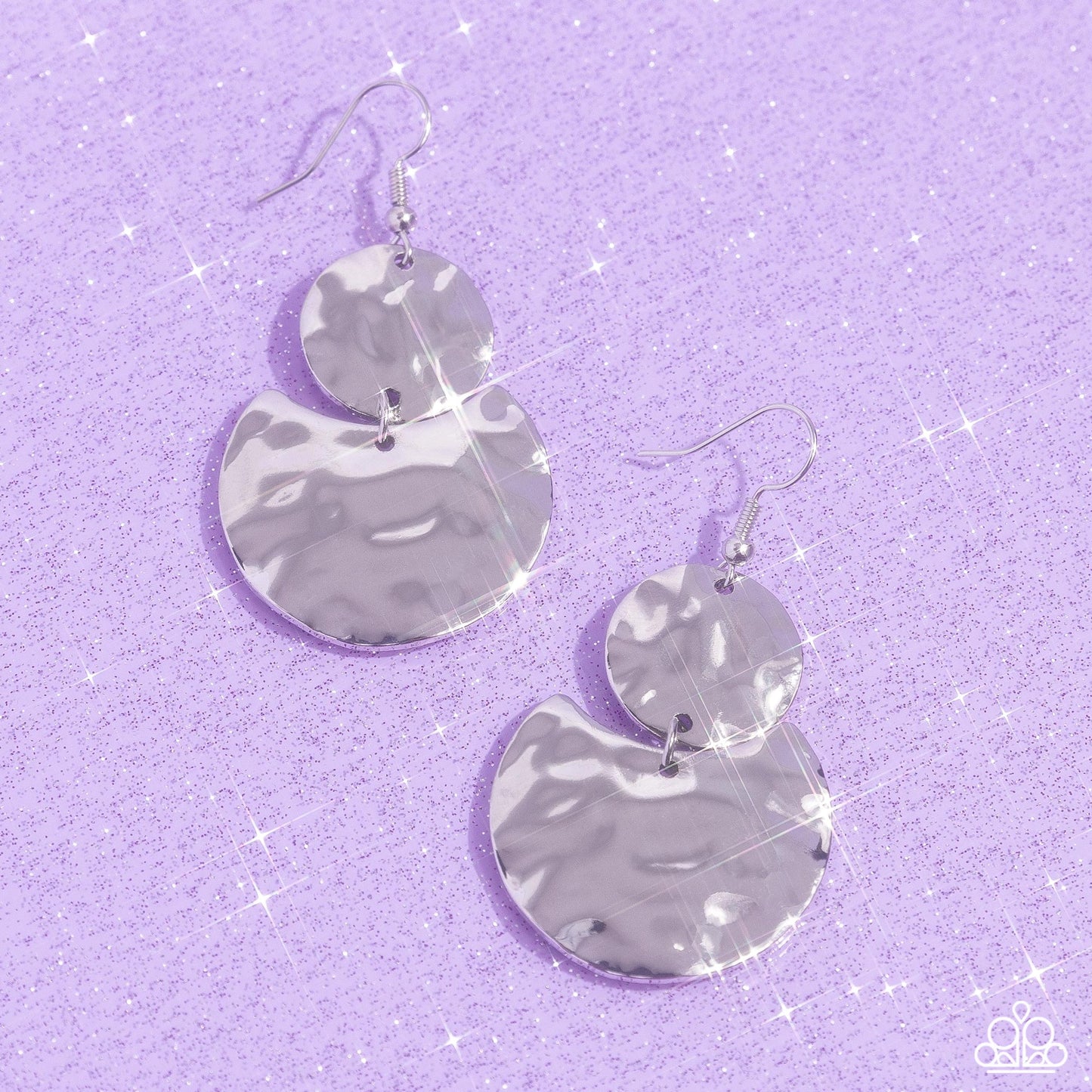 Monochromatic Charisma - Silver earrings