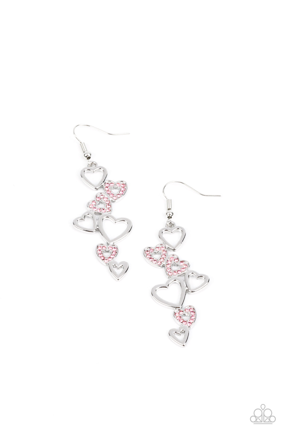 Sweetheart Serenade - Pink earrings