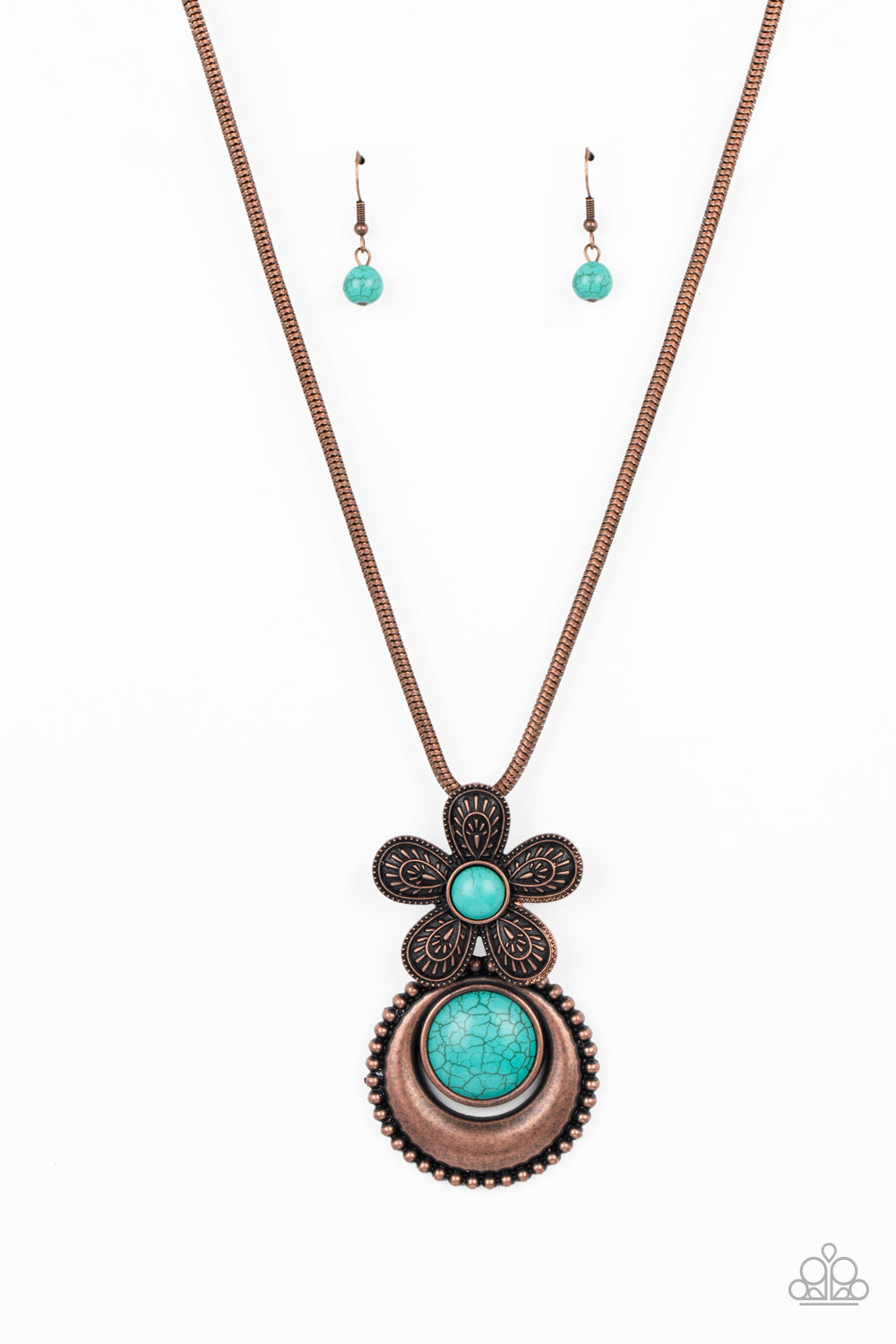 Bohemian Blossom - Copper necklace