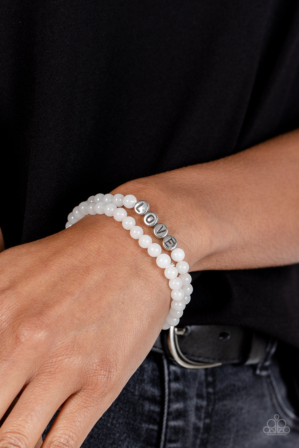 Devoted Dreamer - White bracelet