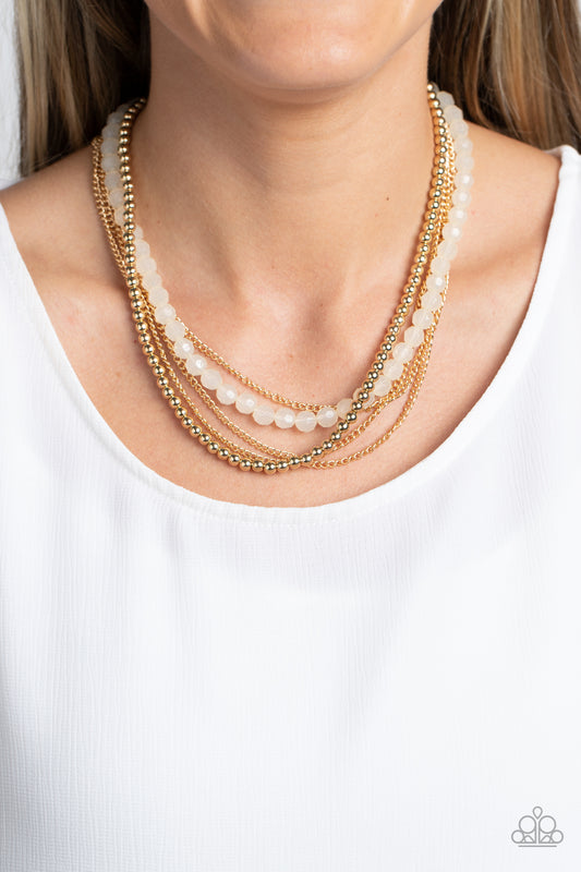 Boardwalk Babe - Gold necklace