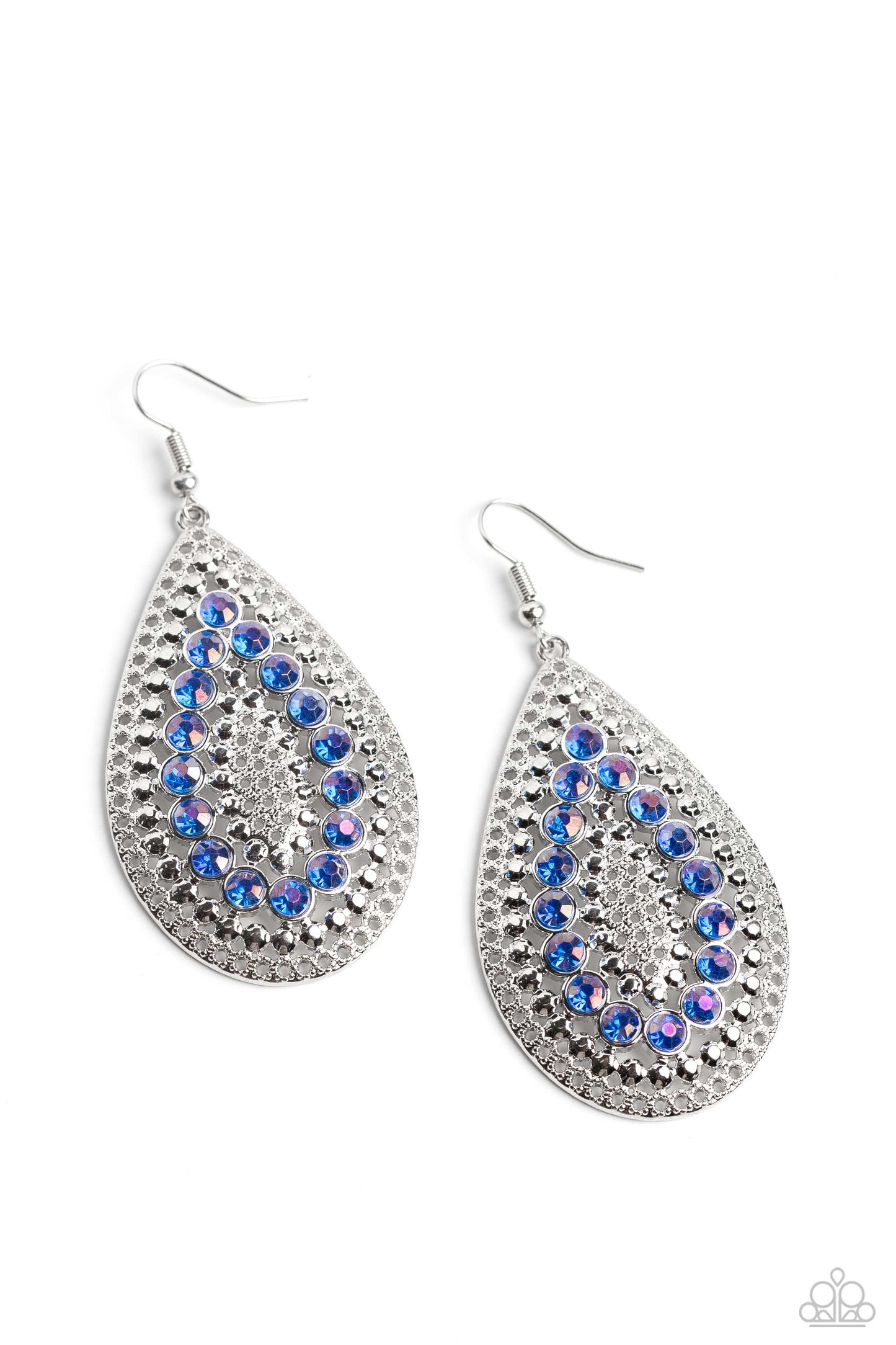 Spirited Socialite - Blue earrings