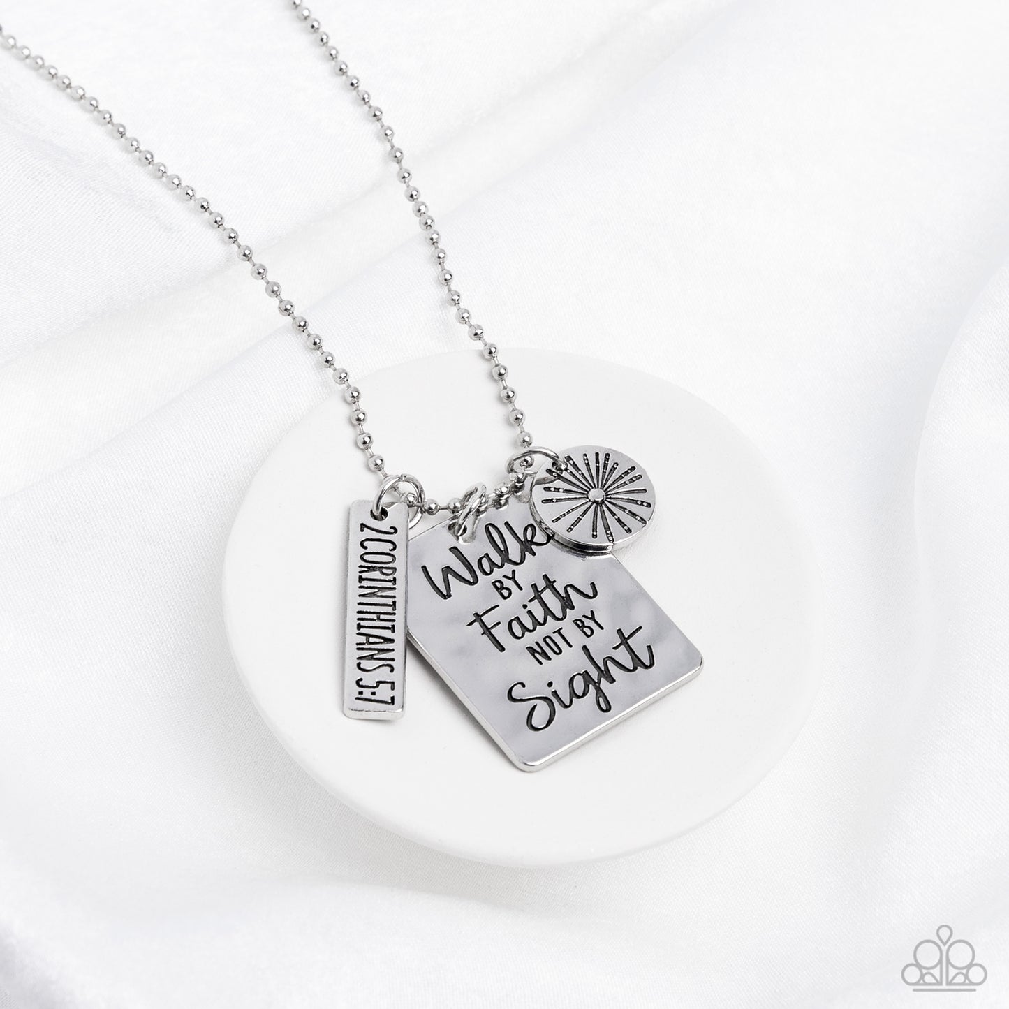 Sunshine Sight - Silver necklace