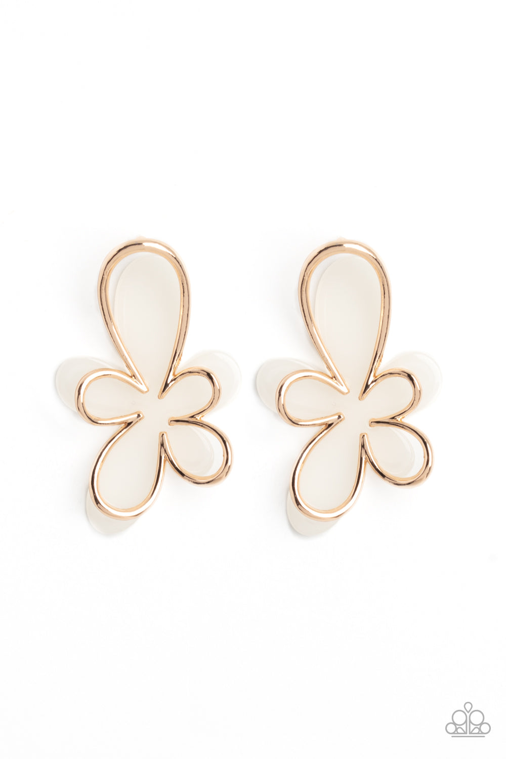 Glimmering Gardens - Gold earrings