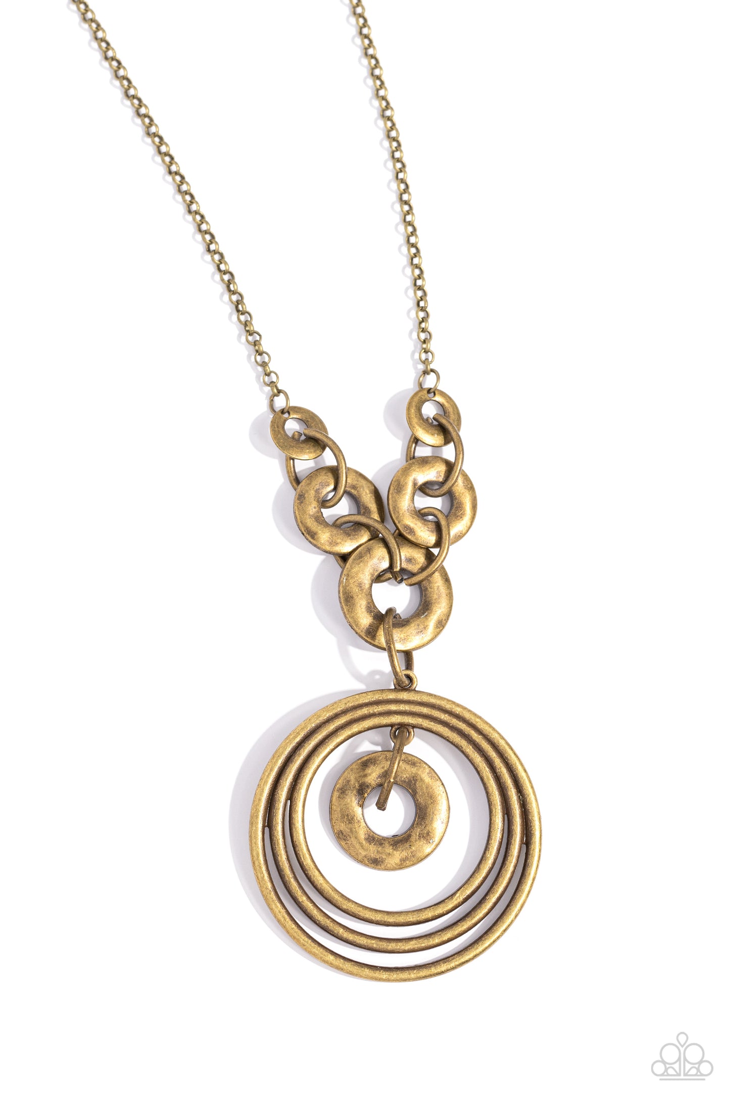 High HOOPS - Brass necklace