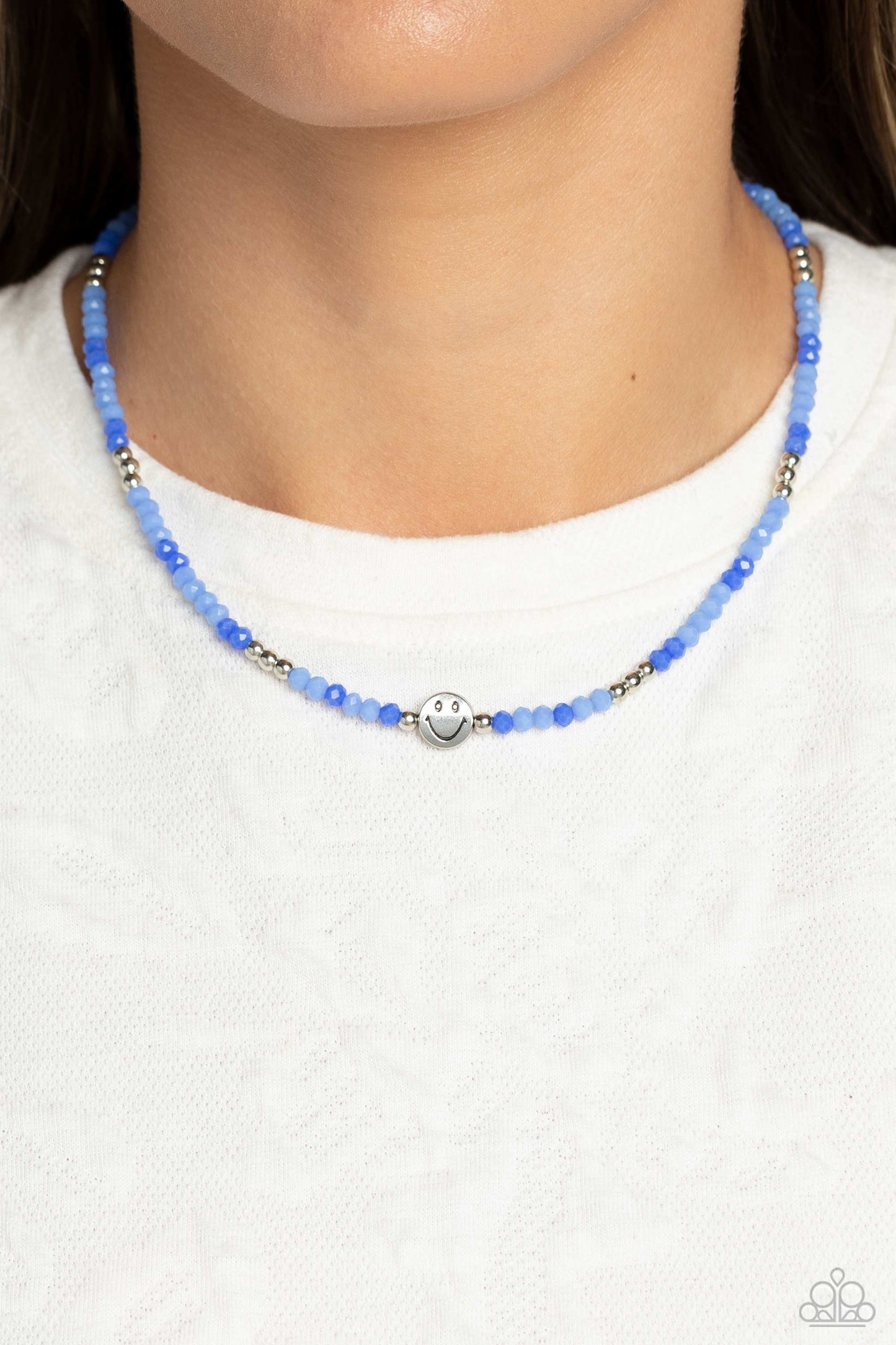 Beaming Bling - Blue necklace