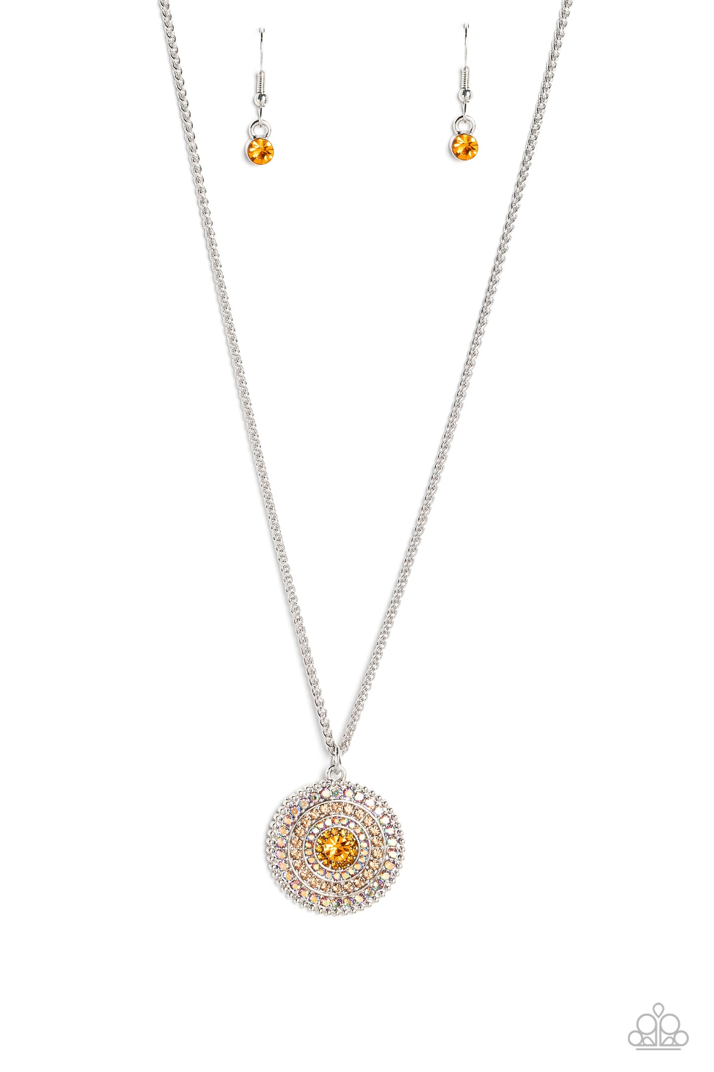 Mandala Masterpiece - Orange necklace