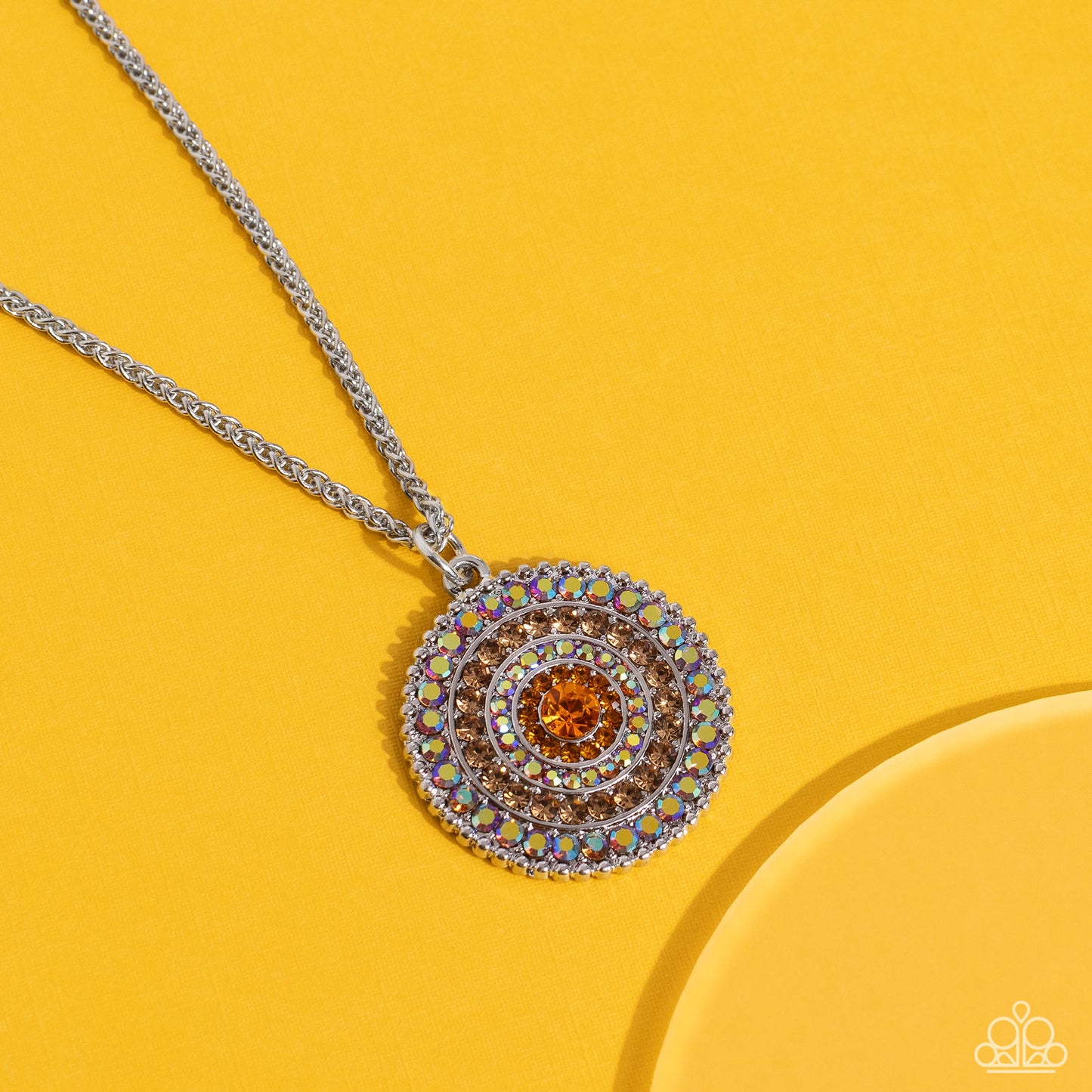 Mandala Masterpiece - Orange necklace