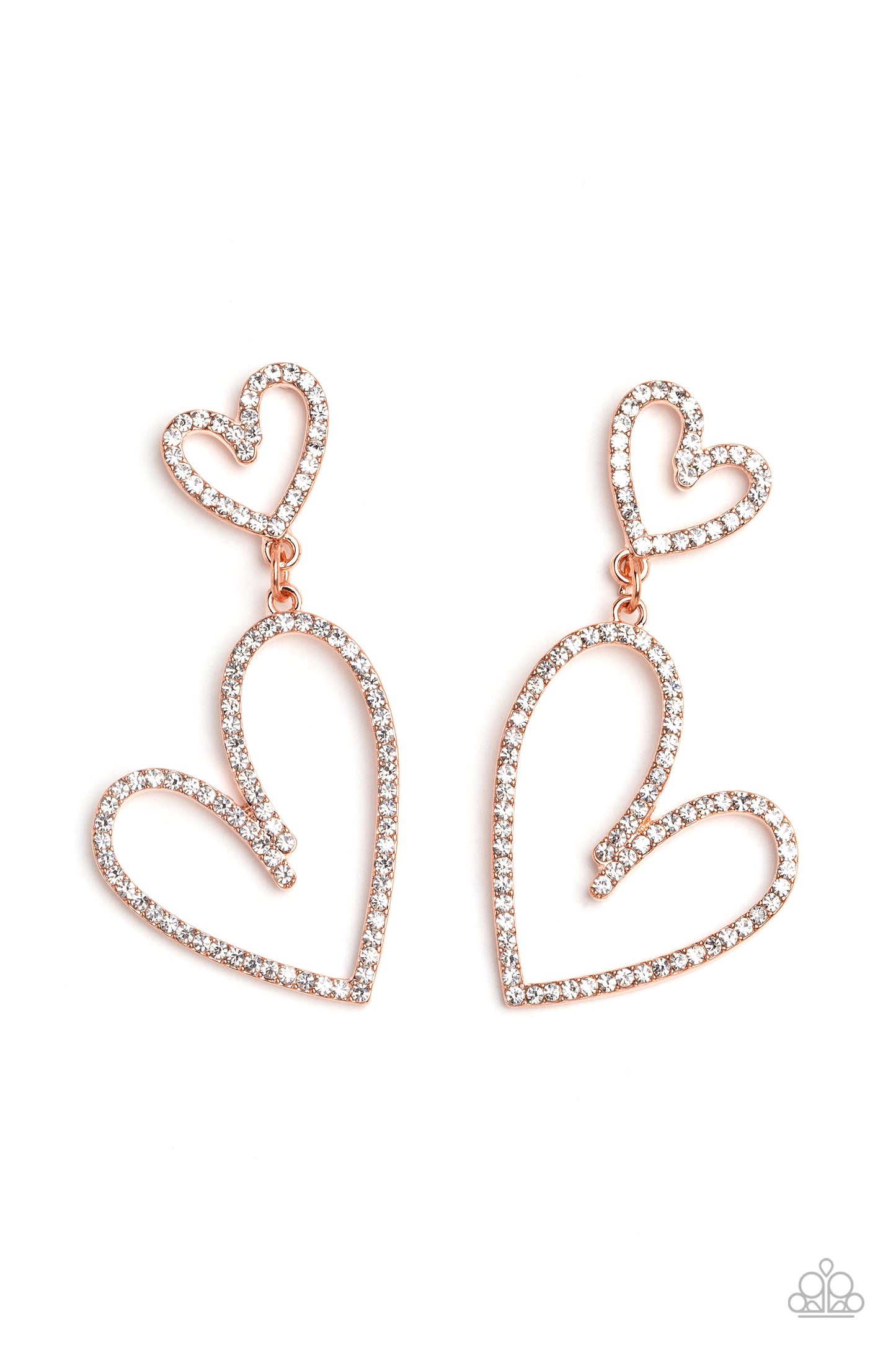 Doting Duo - Copper earrings