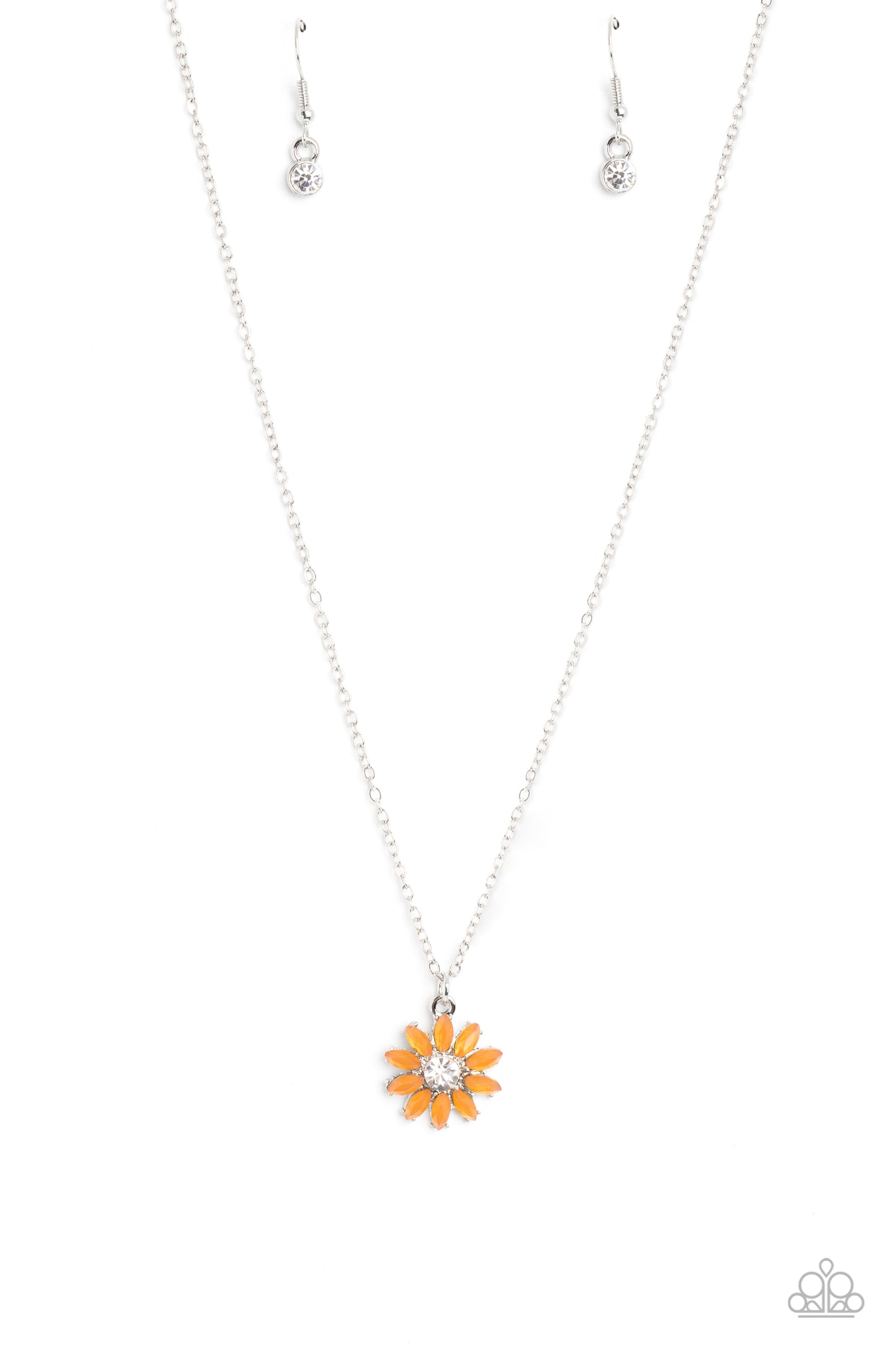 Daisy Diva - Orange necklace