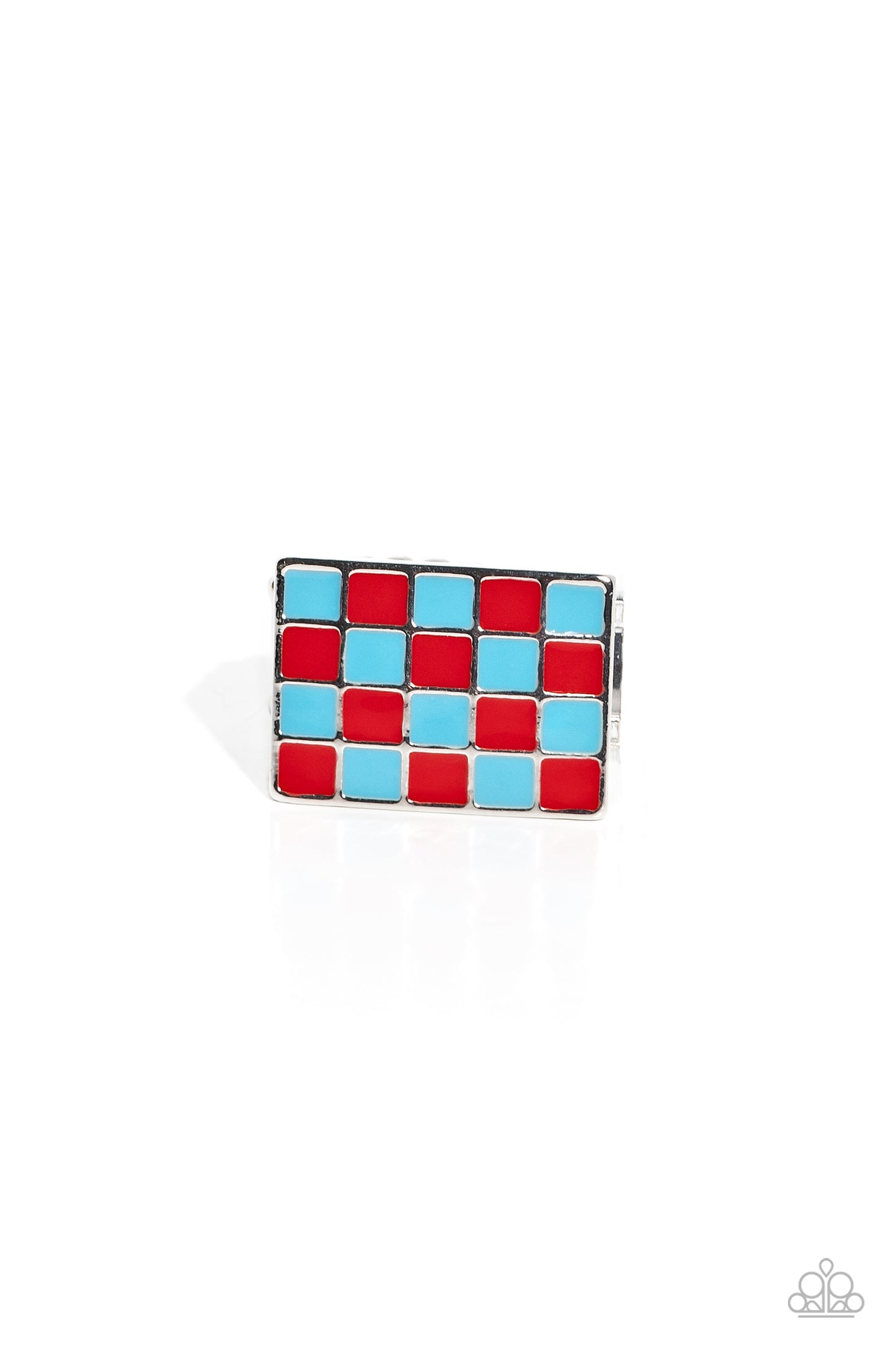 Checkerboard Craze - Red ring