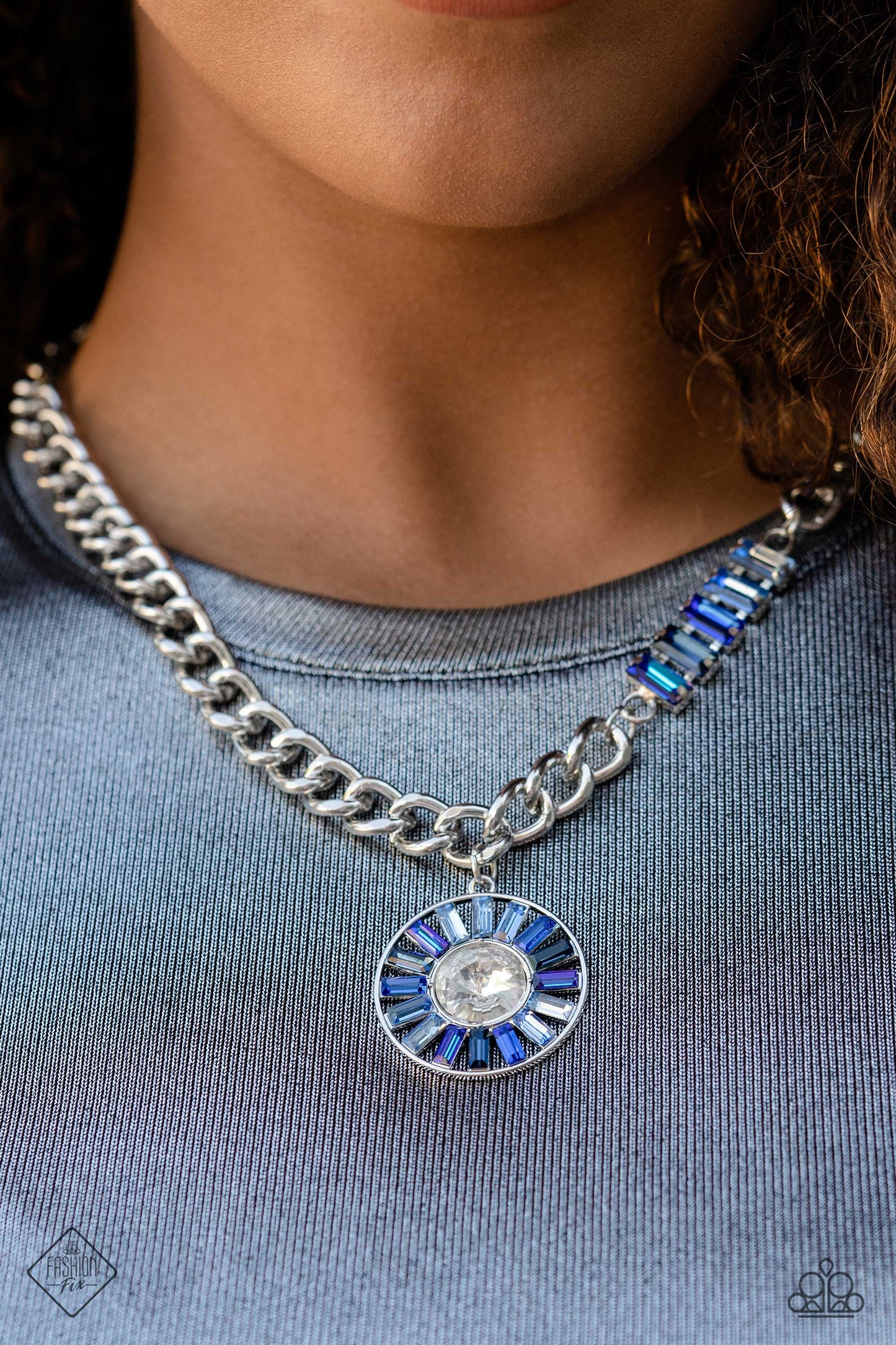 Tiered Talent - Blue necklace