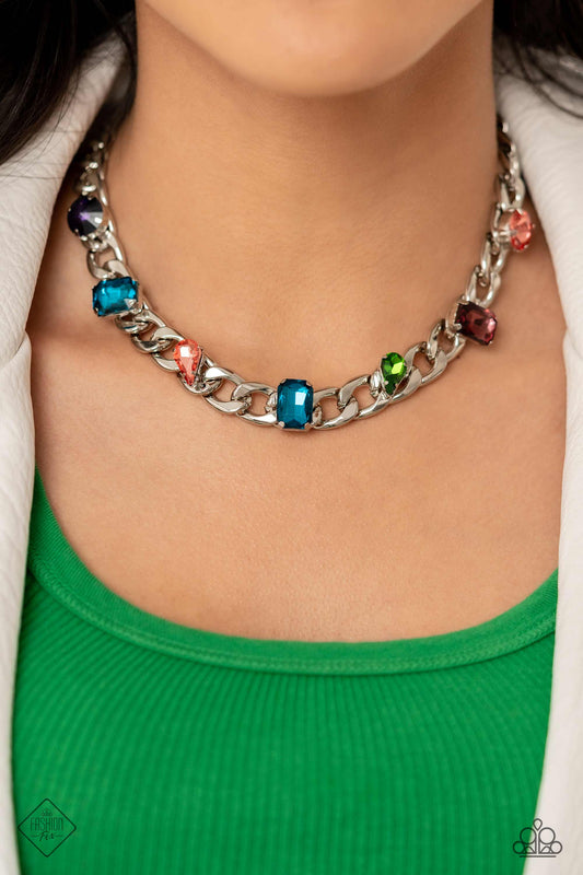 Audaciously Affixed - Multi necklace