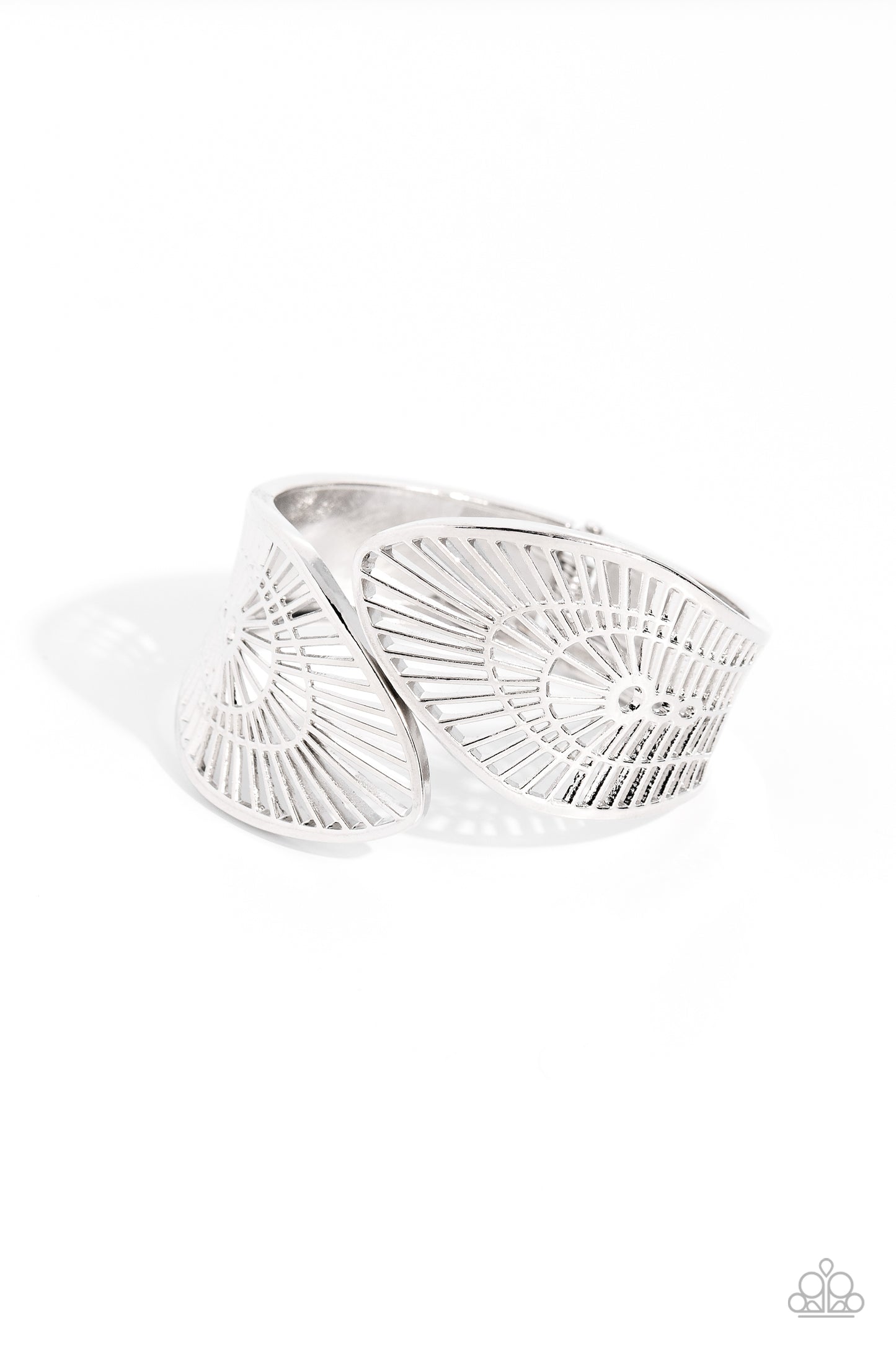 Palatial Palms - Silver bracelet