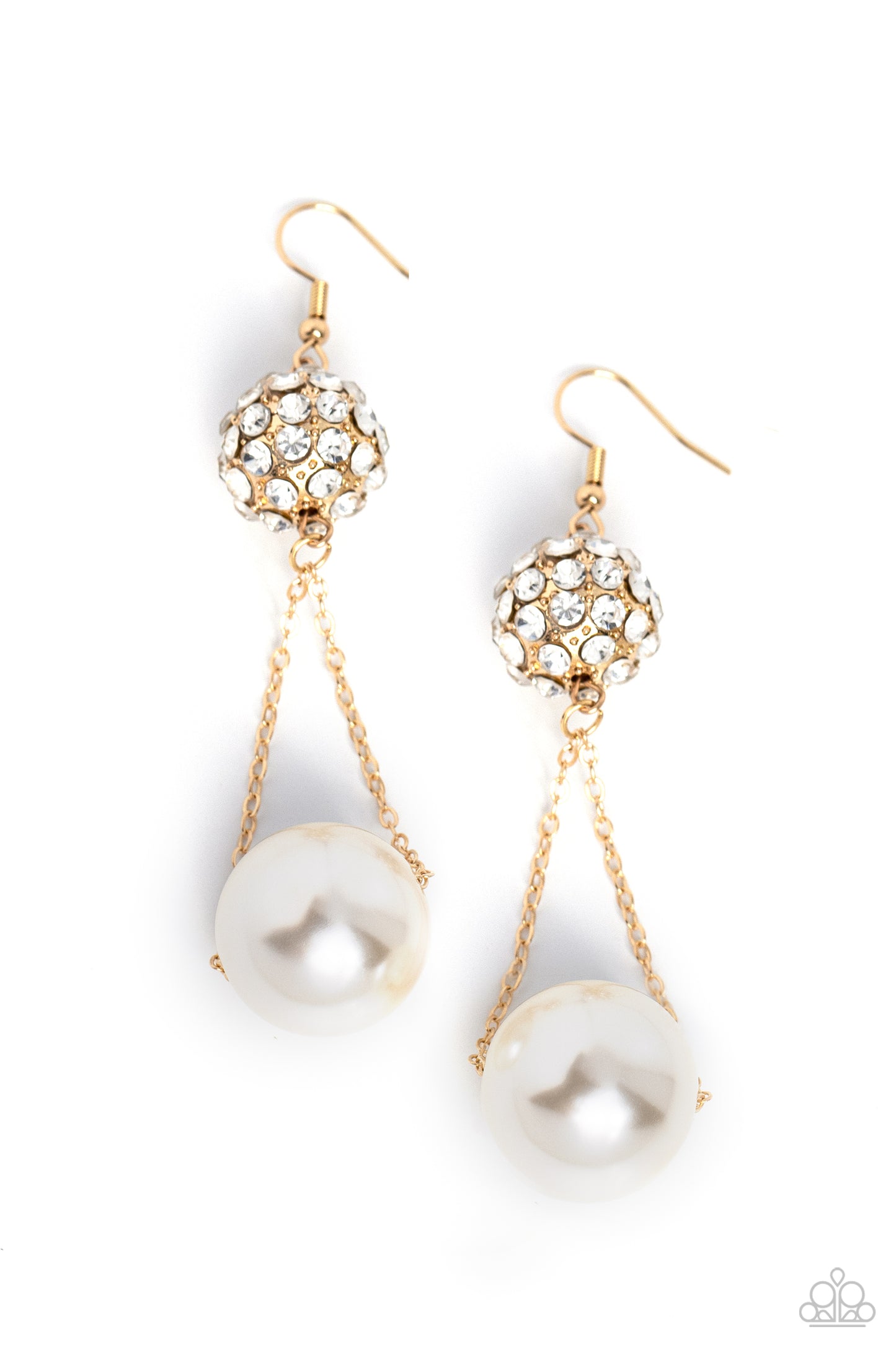 Ballerina Balance - Gold earrings