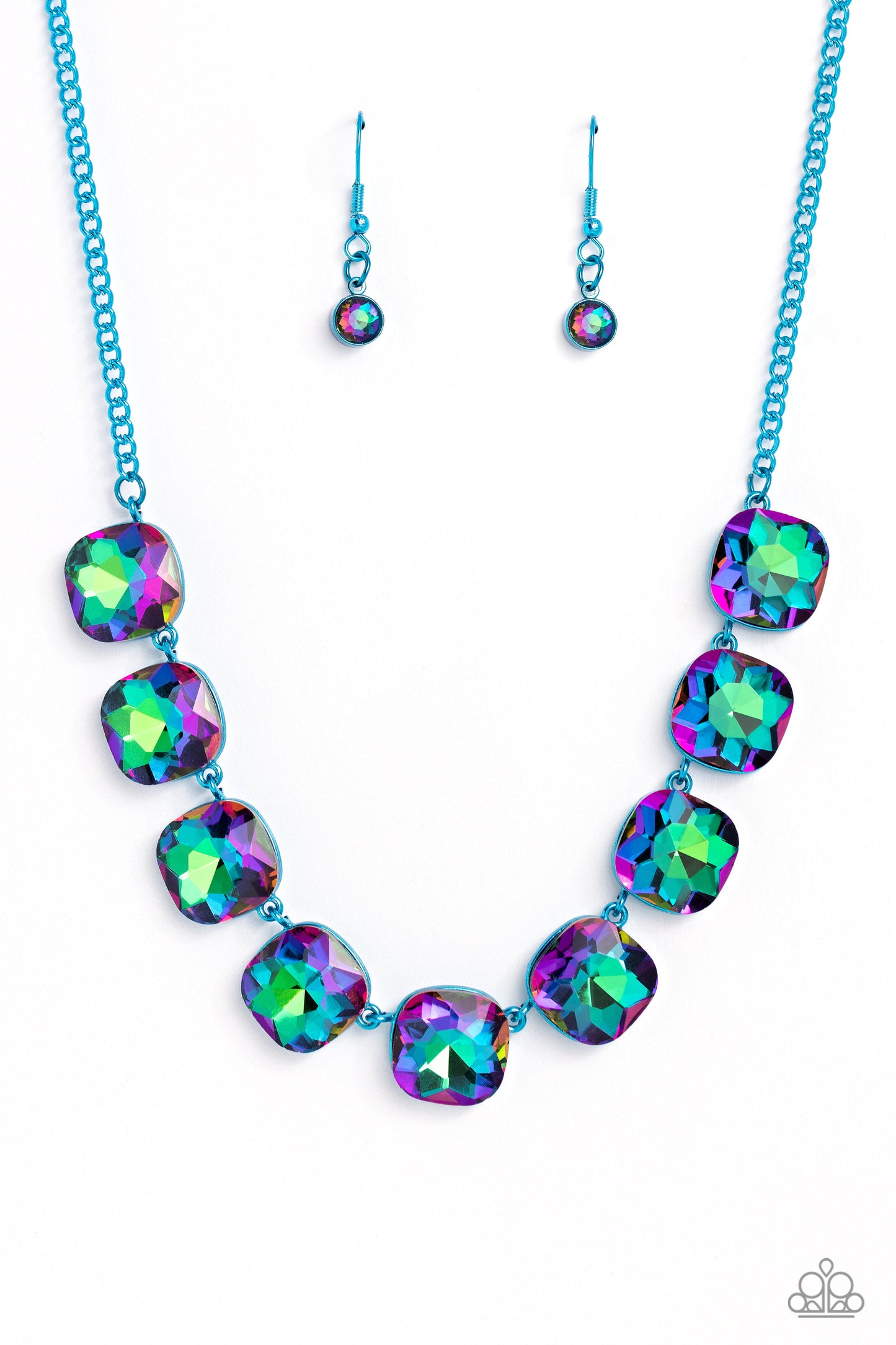 Combustible Command - Blue necklace