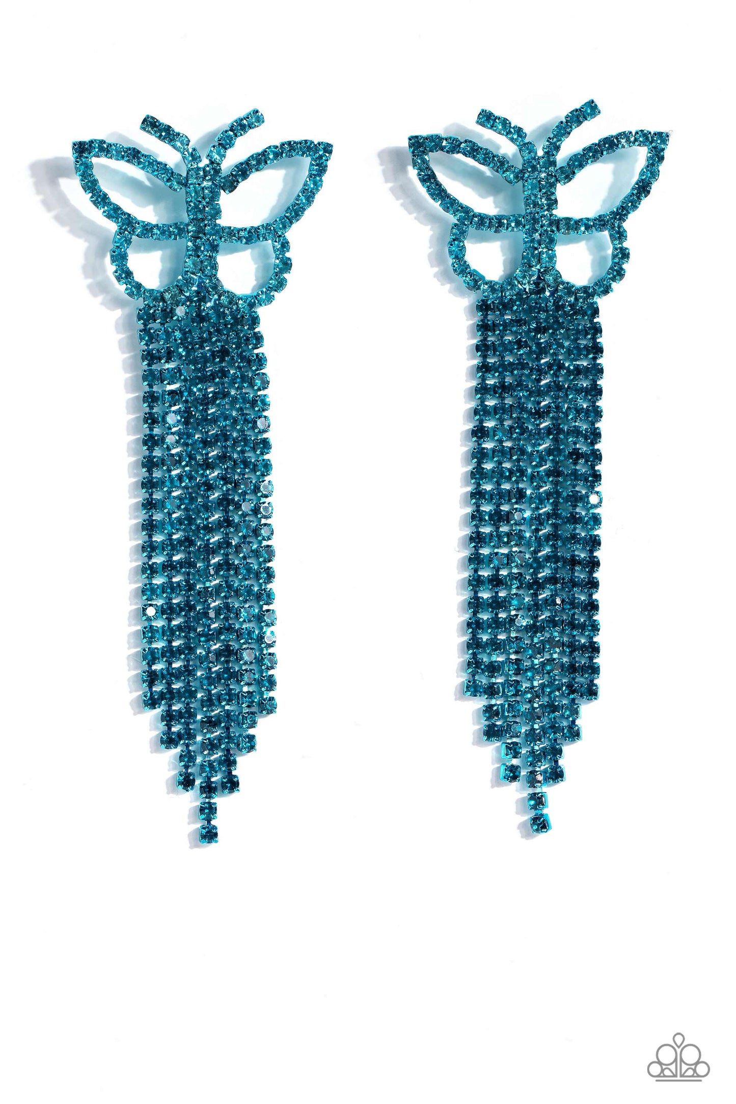 Billowing Butterflies -  Blue earrings (LOP July 23')