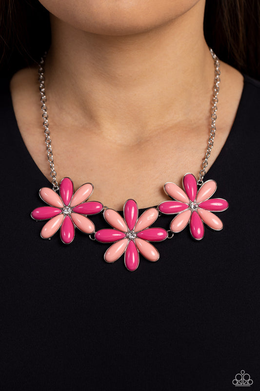 Bodacious Bouquet - Pink necklace