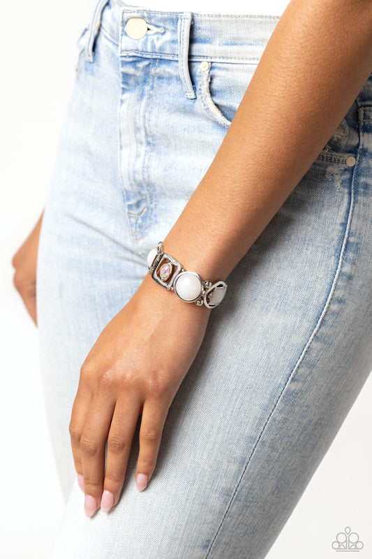 Majestic Mashup - White bracelet