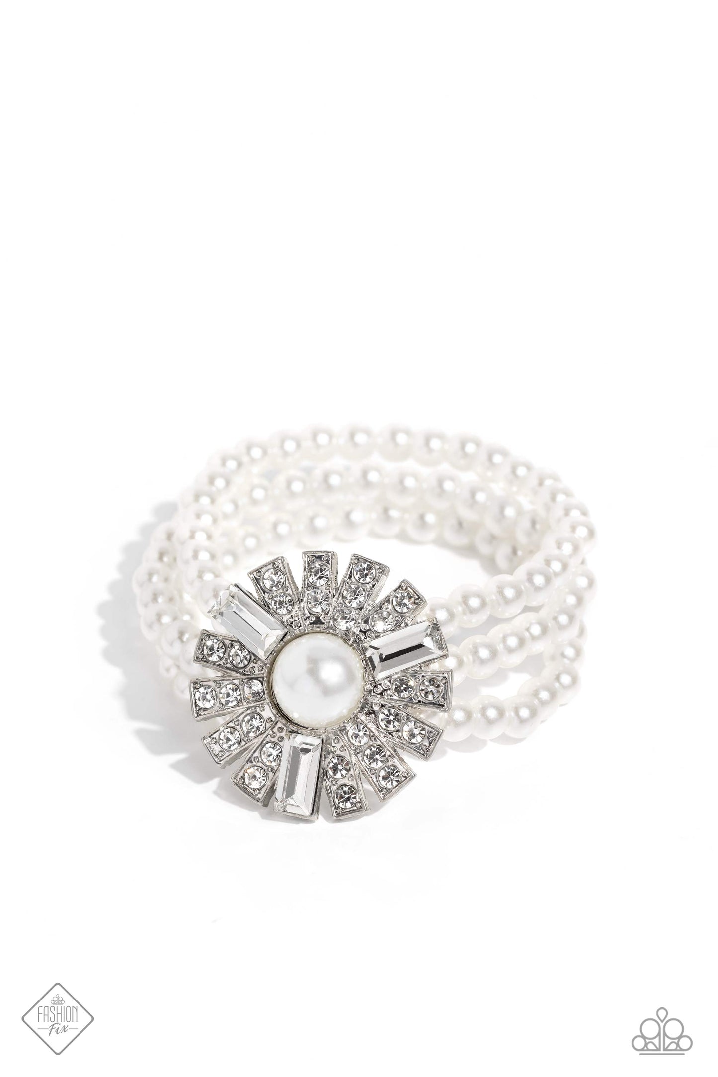 Gifted Gatsby - White bracelet -Fashion fix Oct 23'