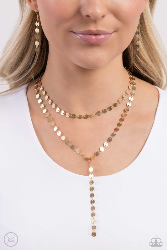 Reeling in Radiance - Gold necklace