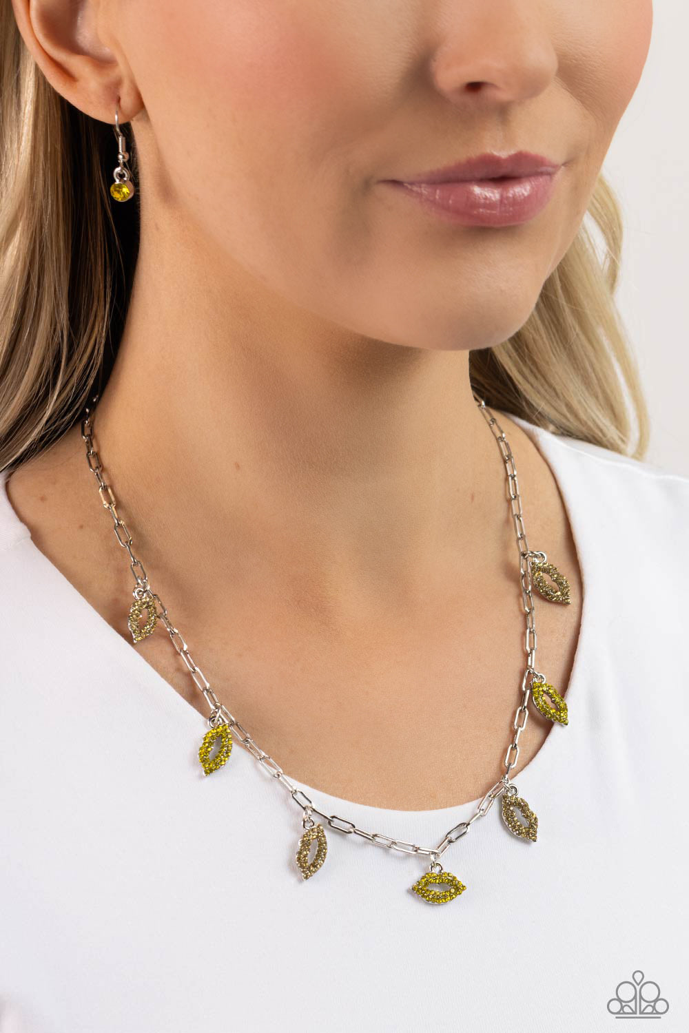 KISS the Mark - Yellow necklace - limit 2 per order