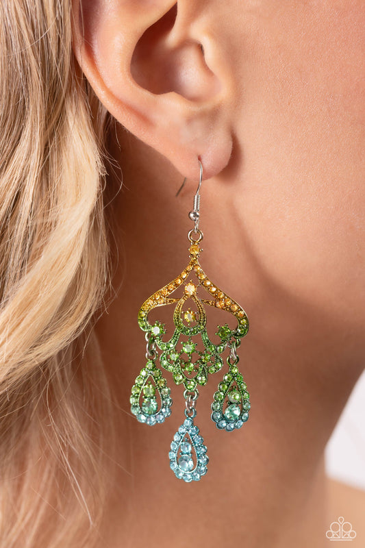 Chandelier Command - Multi earrings