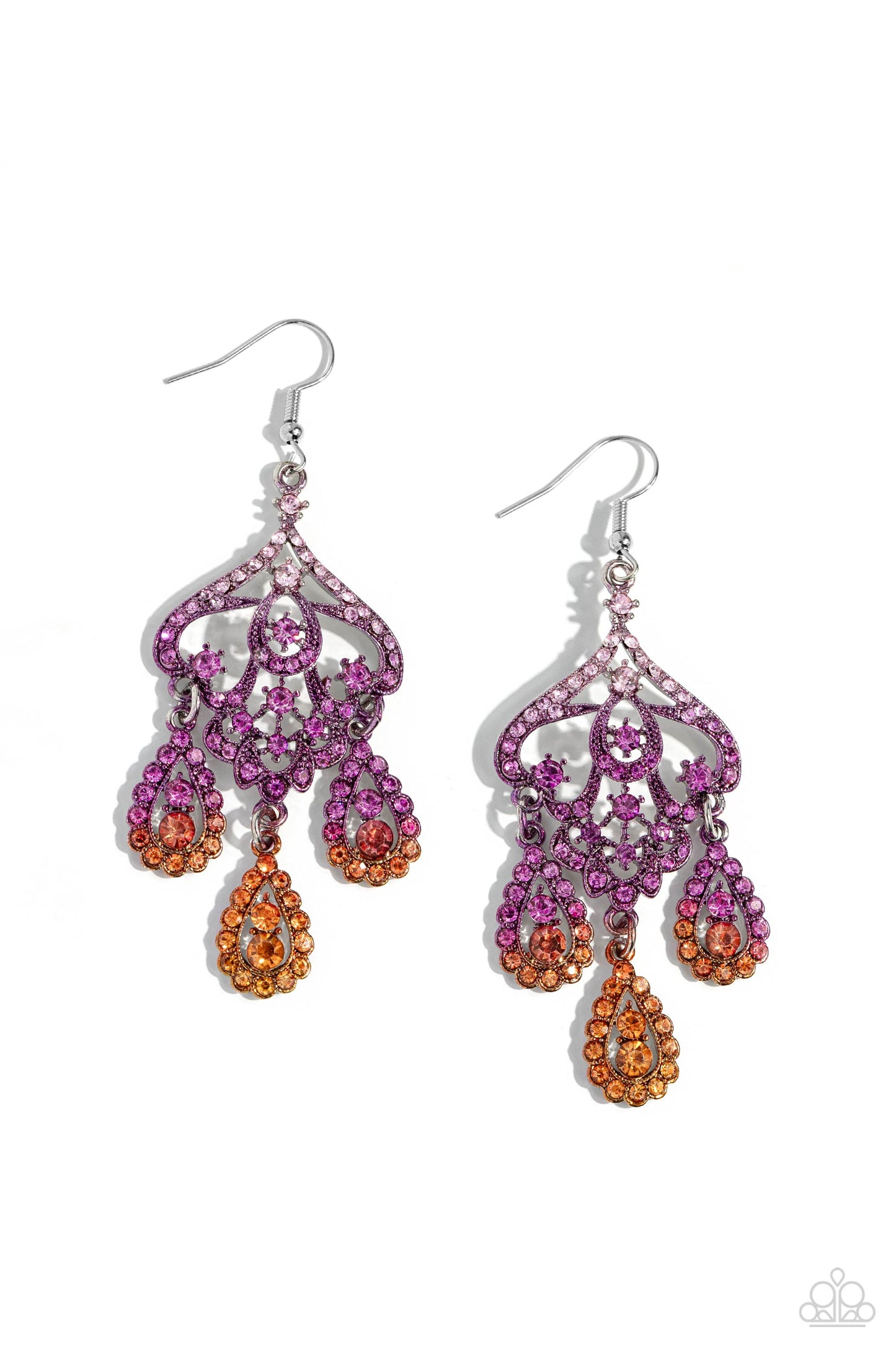 Chandelier Command - Multi earrings