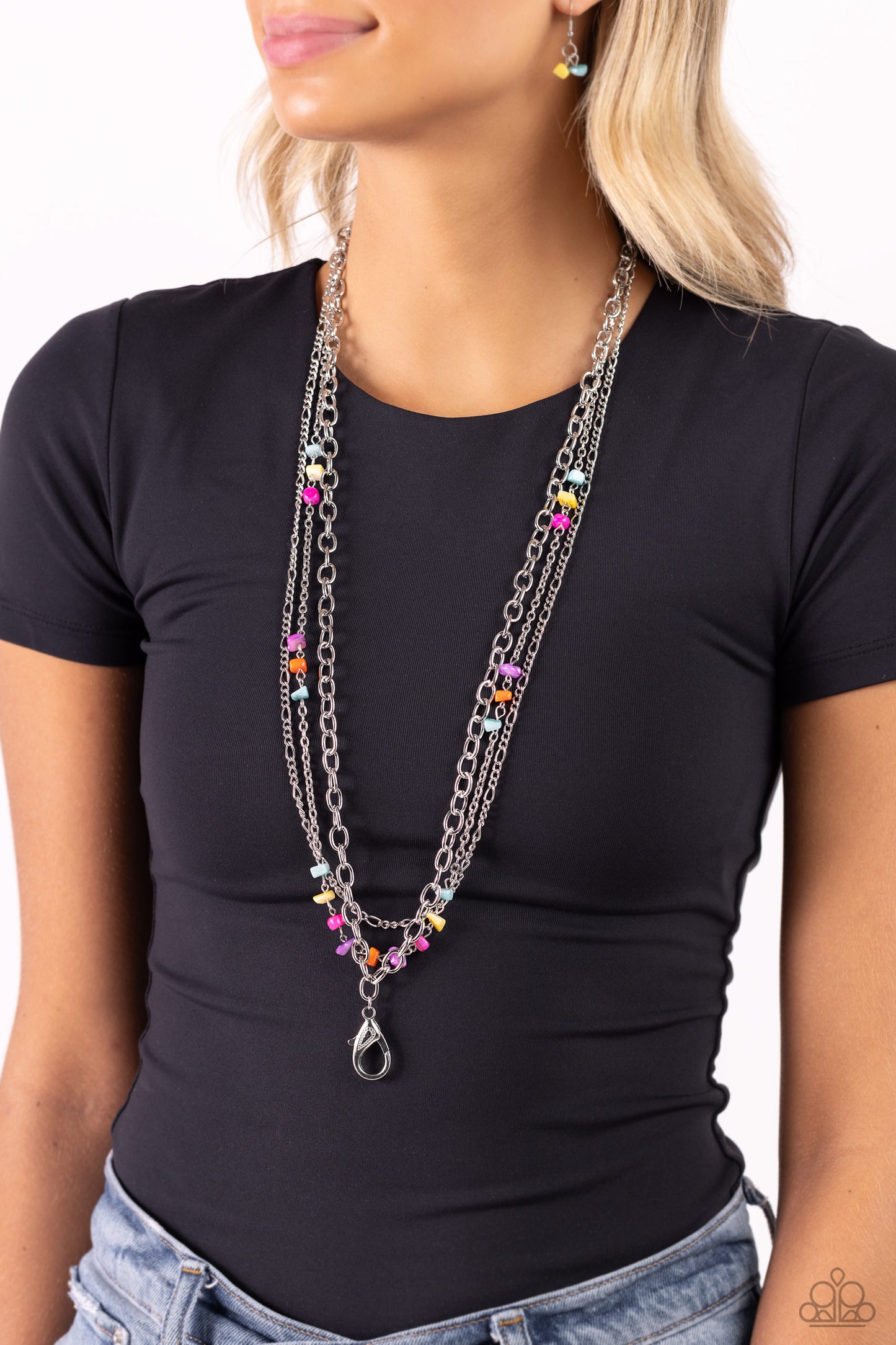 Seize the Stacks - Multi necklace