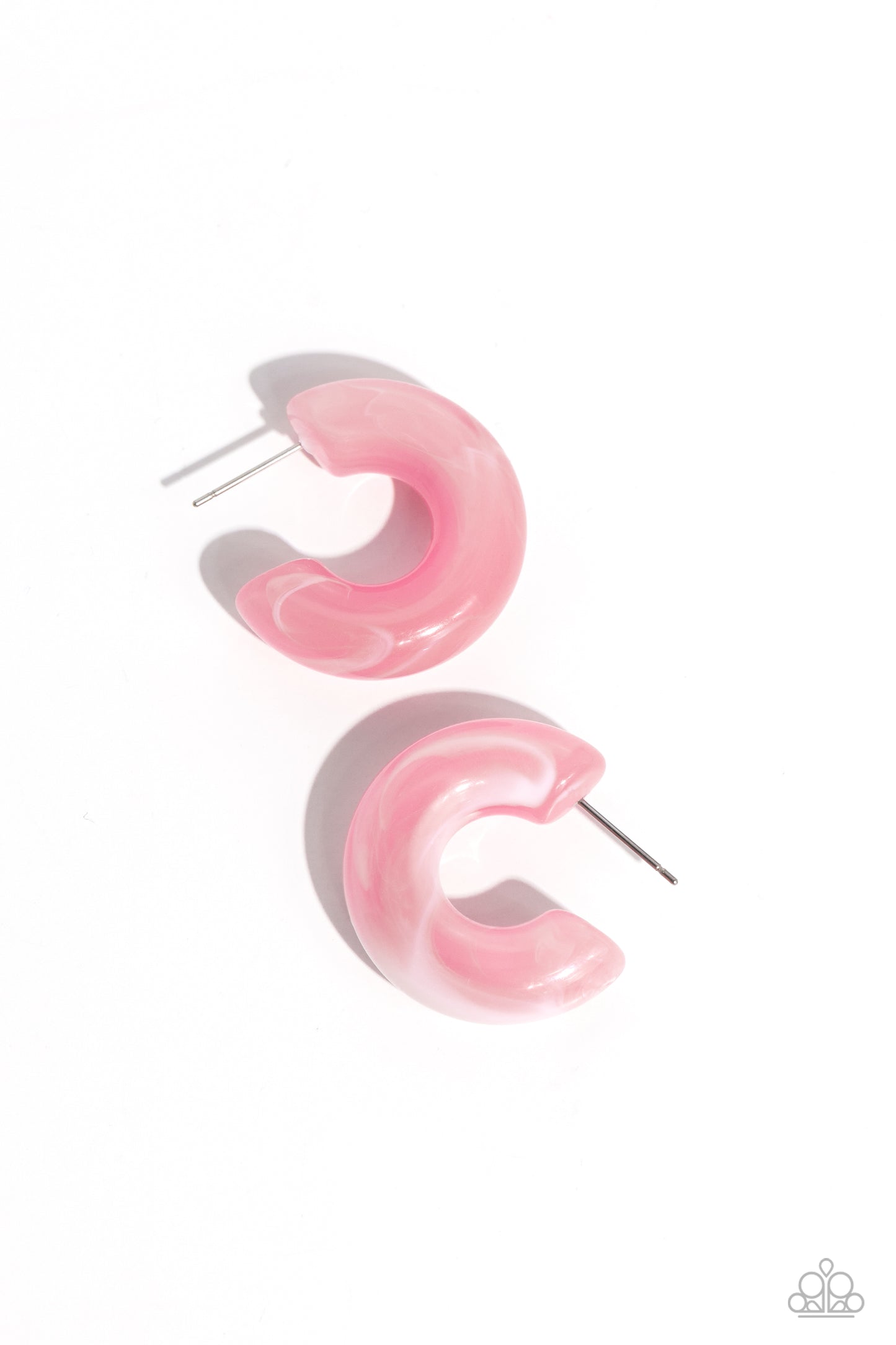 Acrylic Acclaim - Pink earrings