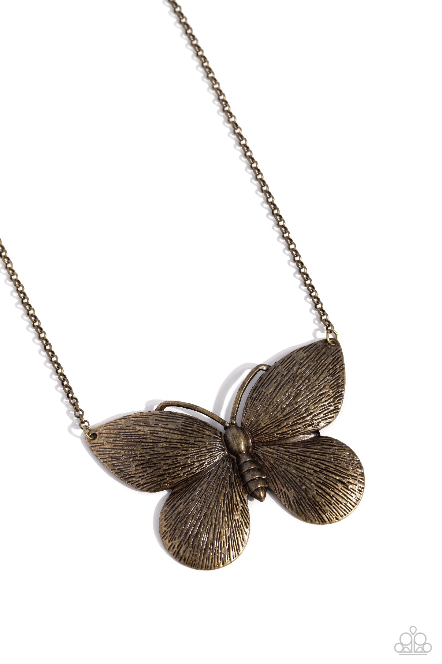 DRAWN to the Wind - Brass necklace - LIMITED 2 PER ORDER