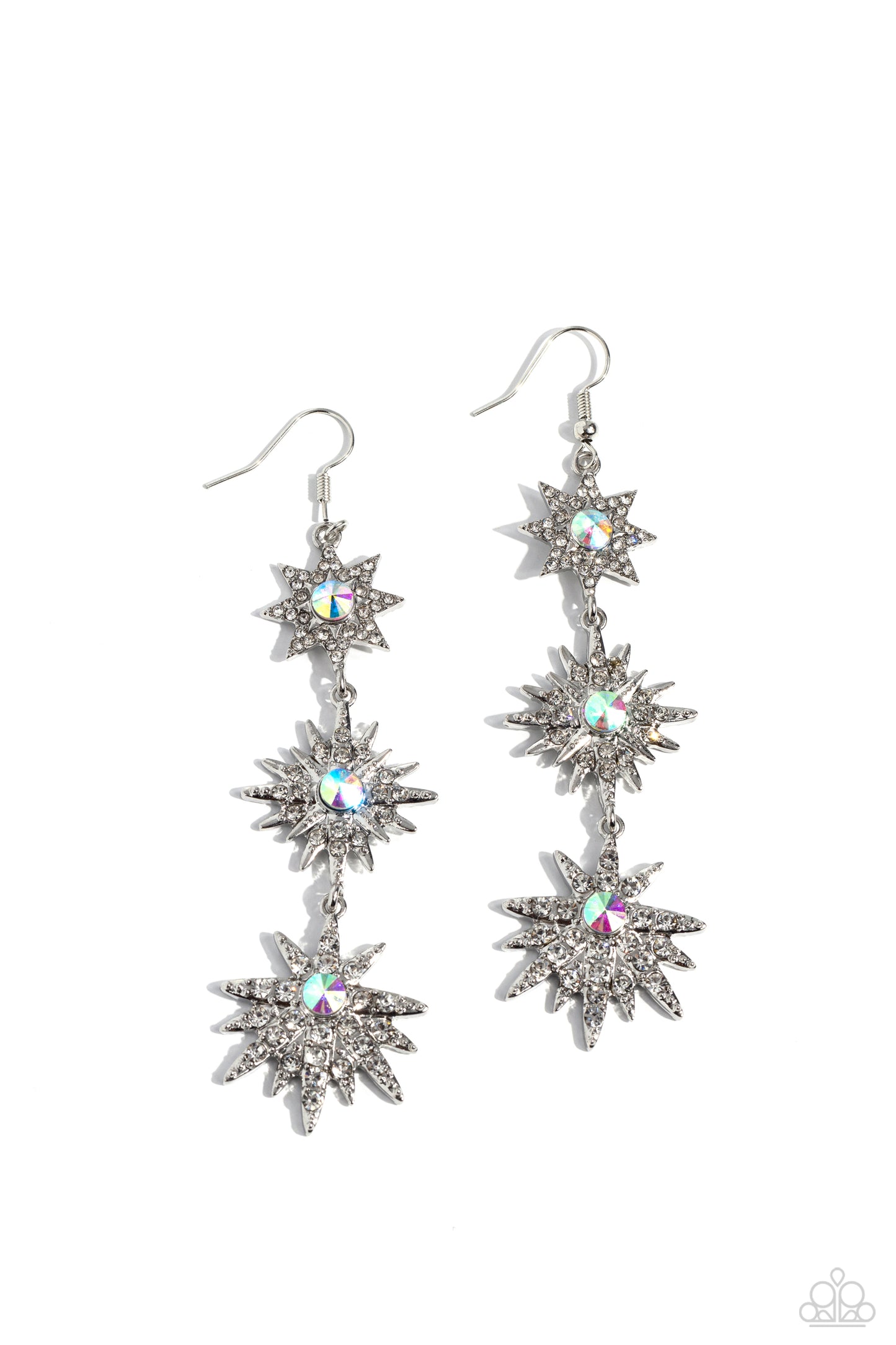 Stellar Series - White earrings