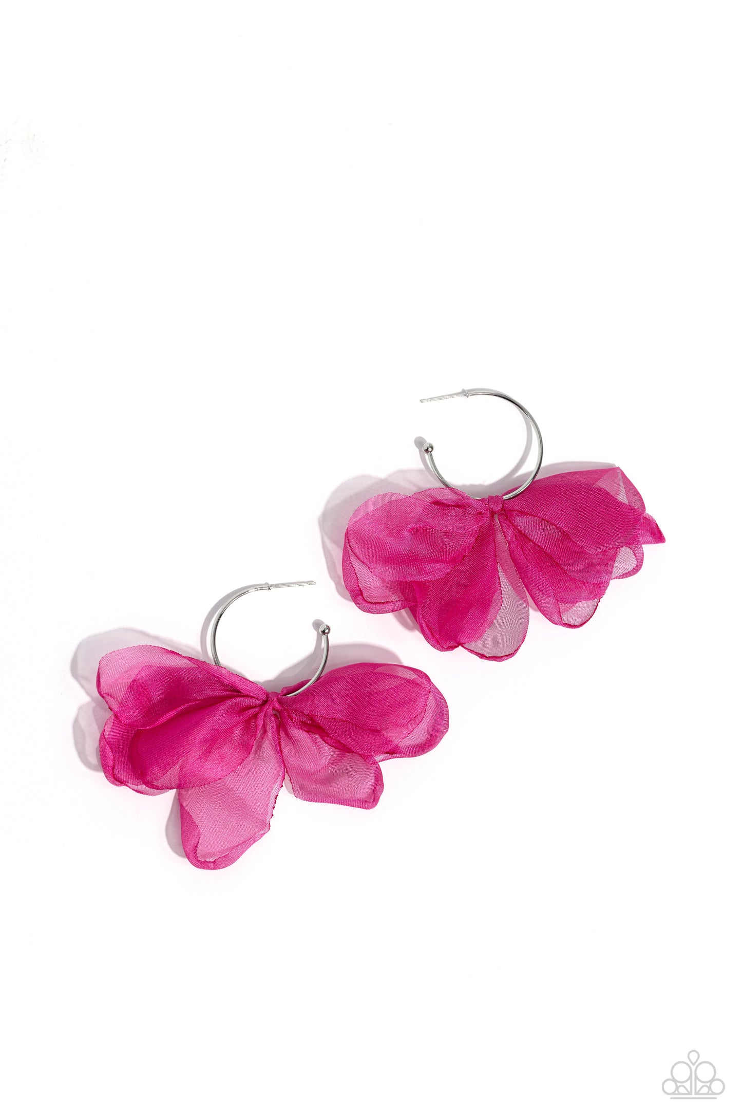 Chiffon Class - Pink earrings