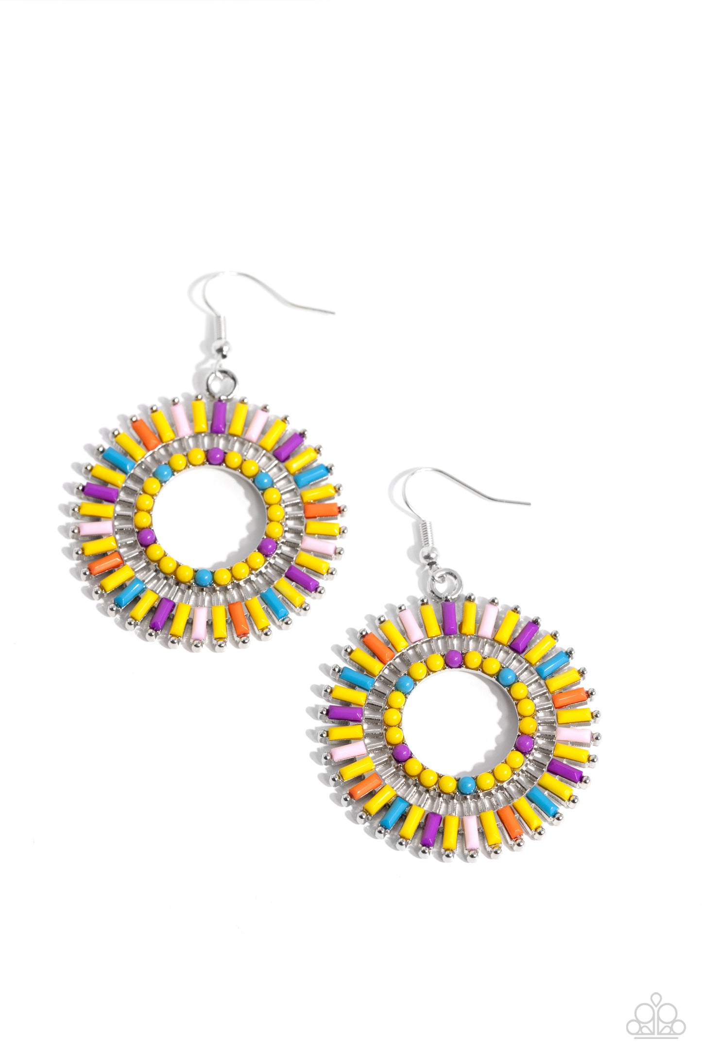 Ferris Wheel Finale - Yellow earrings